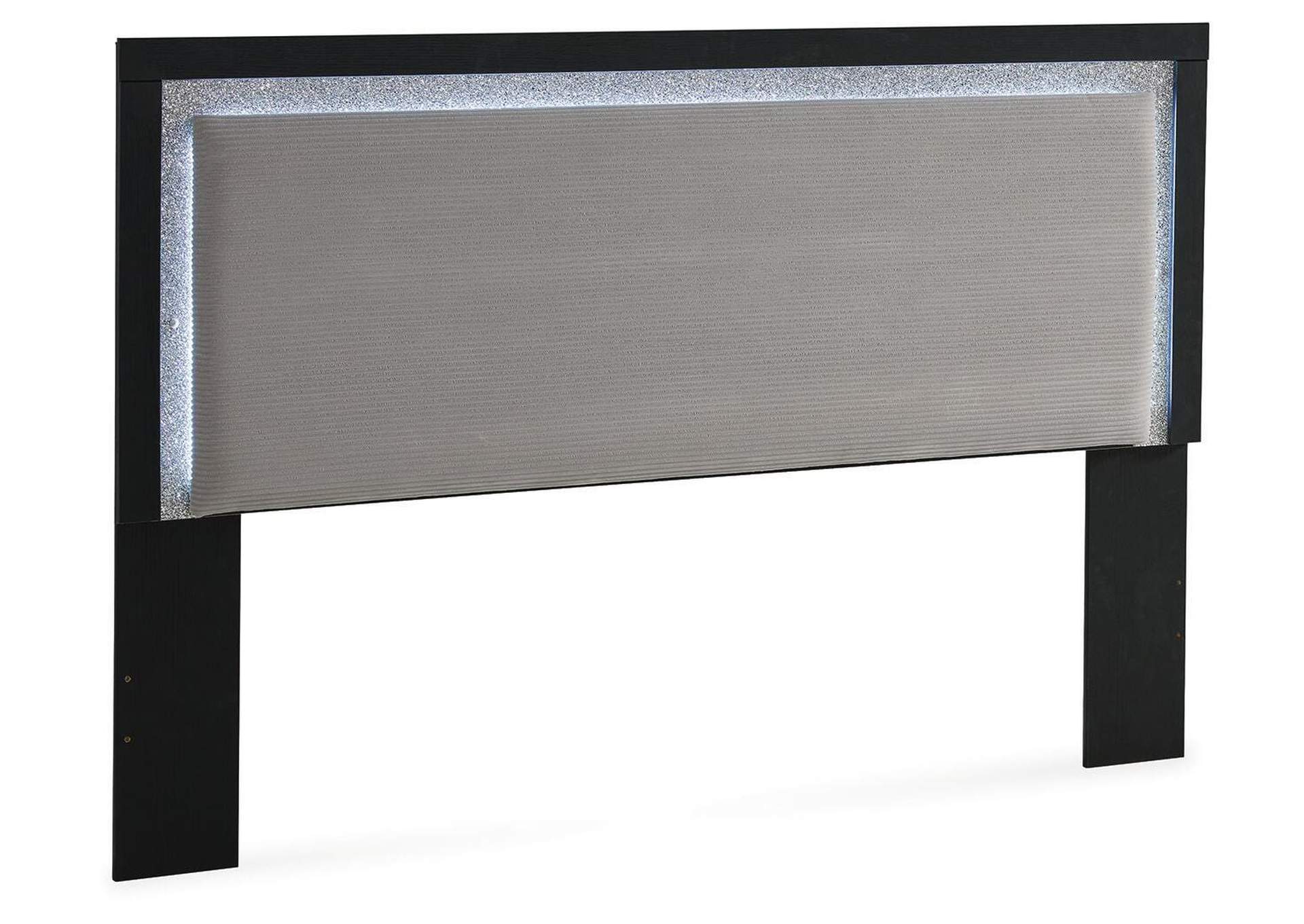 Maeling King Upholstered Panel Headboard image 3