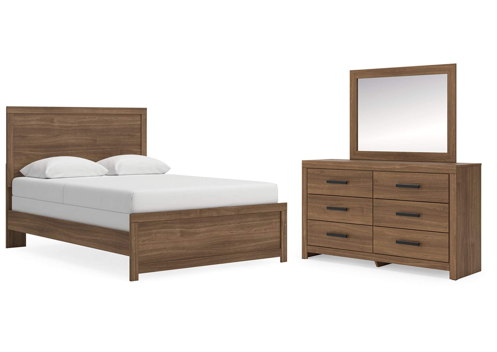 Broachmyn Queen Panel Bed, Dresser and Mirror image 1