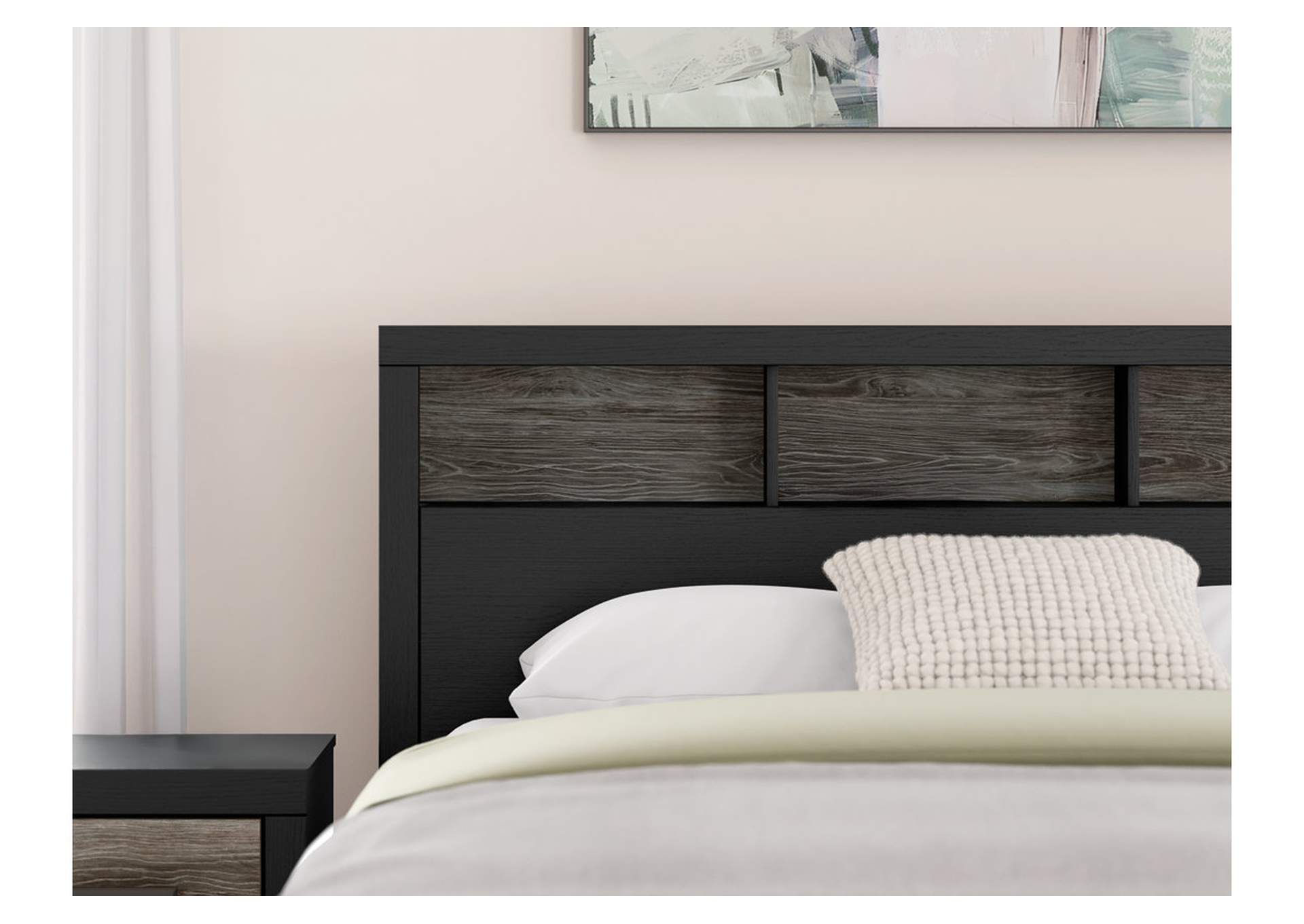 Broachmyn Queen Bookcase Panel Bed image 11