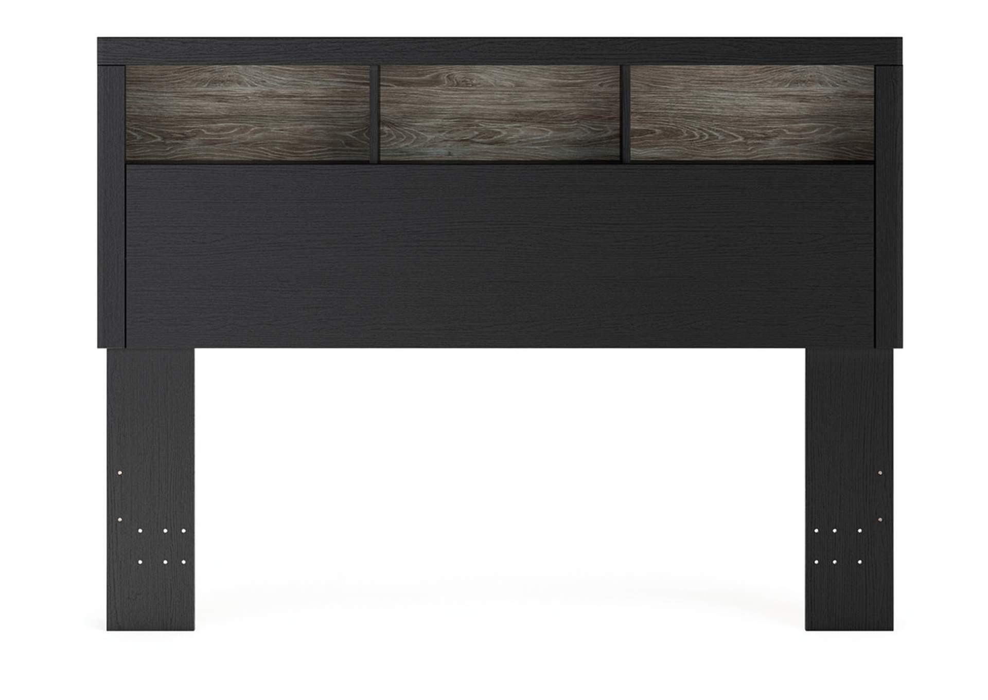 Broachmyn Lighted Queen Bookcase Headboard image 2