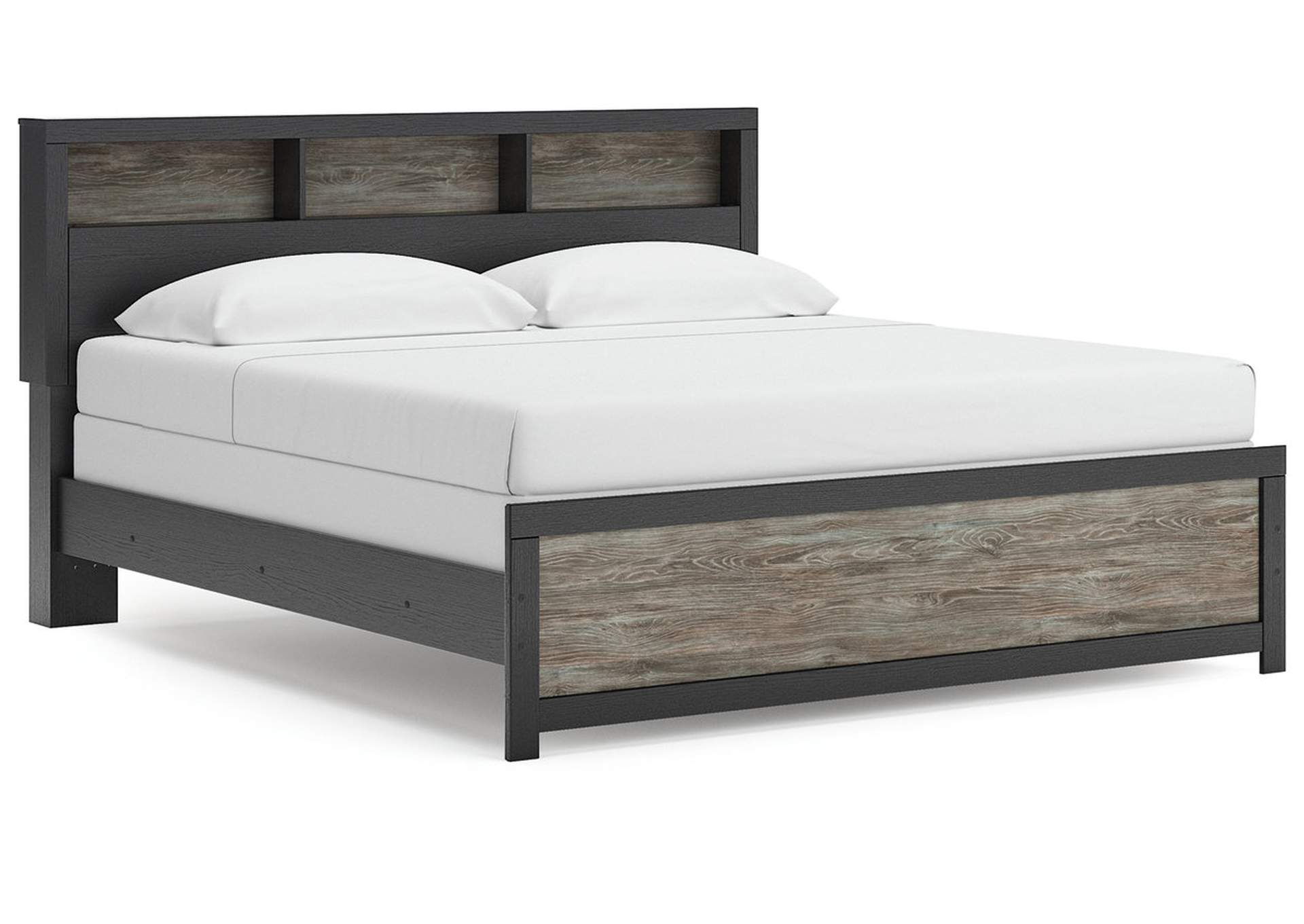 Broachmyn King Bookcase Panel Bed image 1