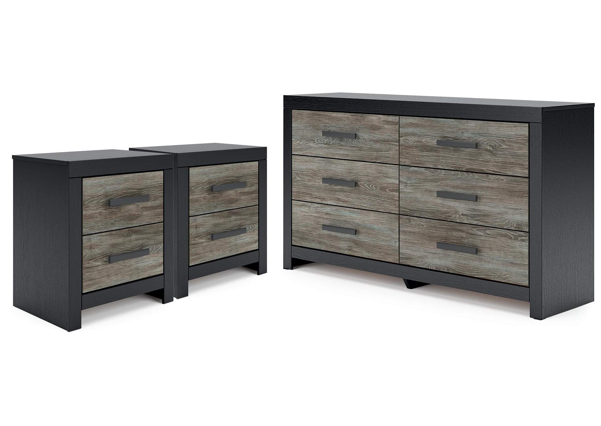 Broachmyn Dresser and 2 Nightstands image 1