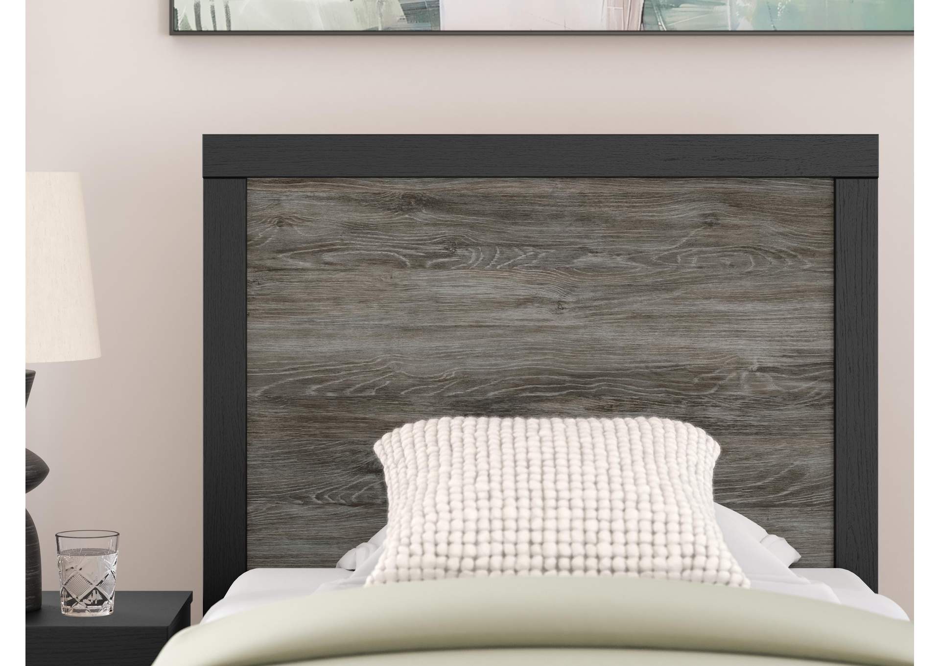 Broachmyn Twin Panel Bed, Dresser and Mirror image 9