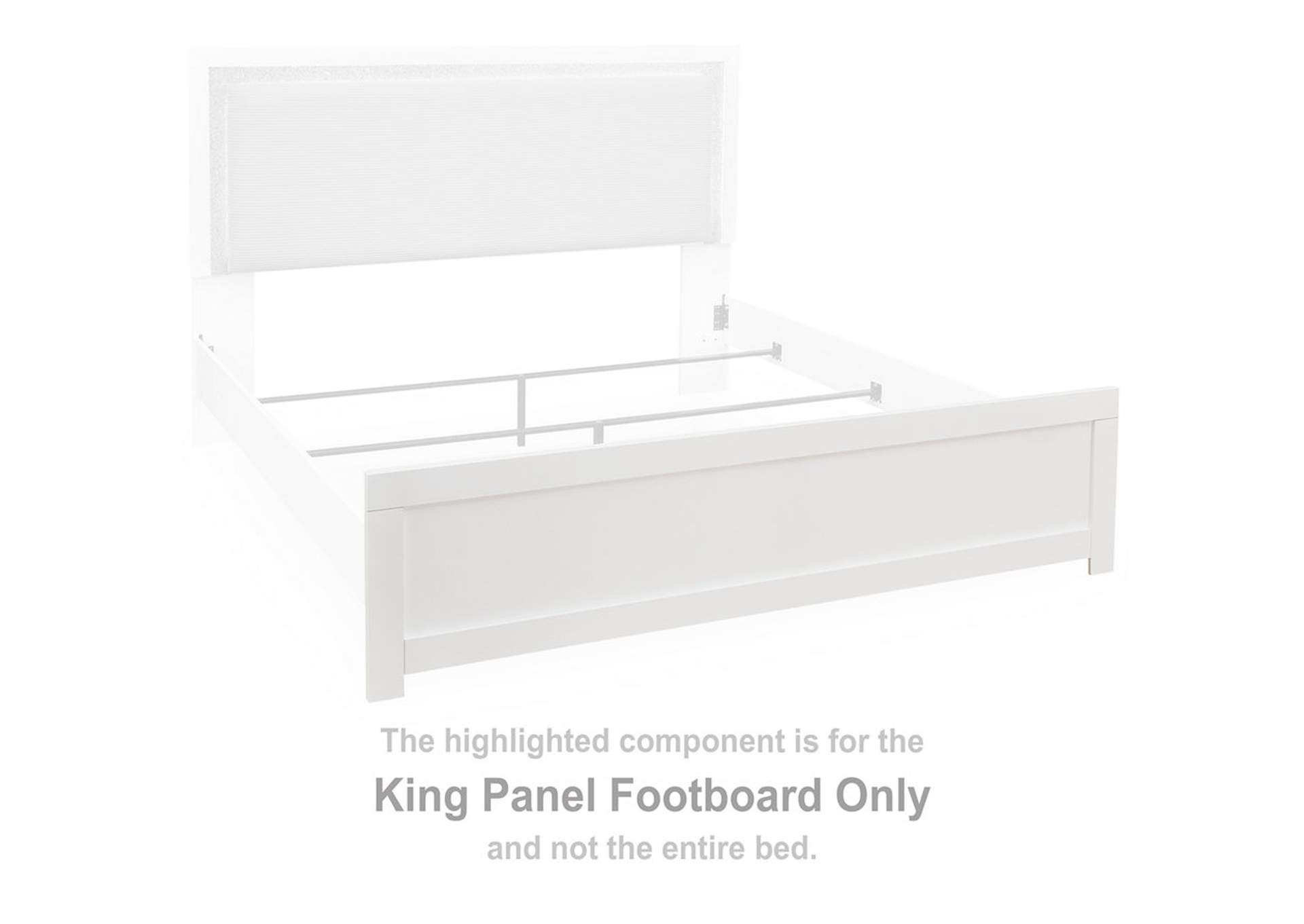 Maeling King Upholstered Panel Bed image 1