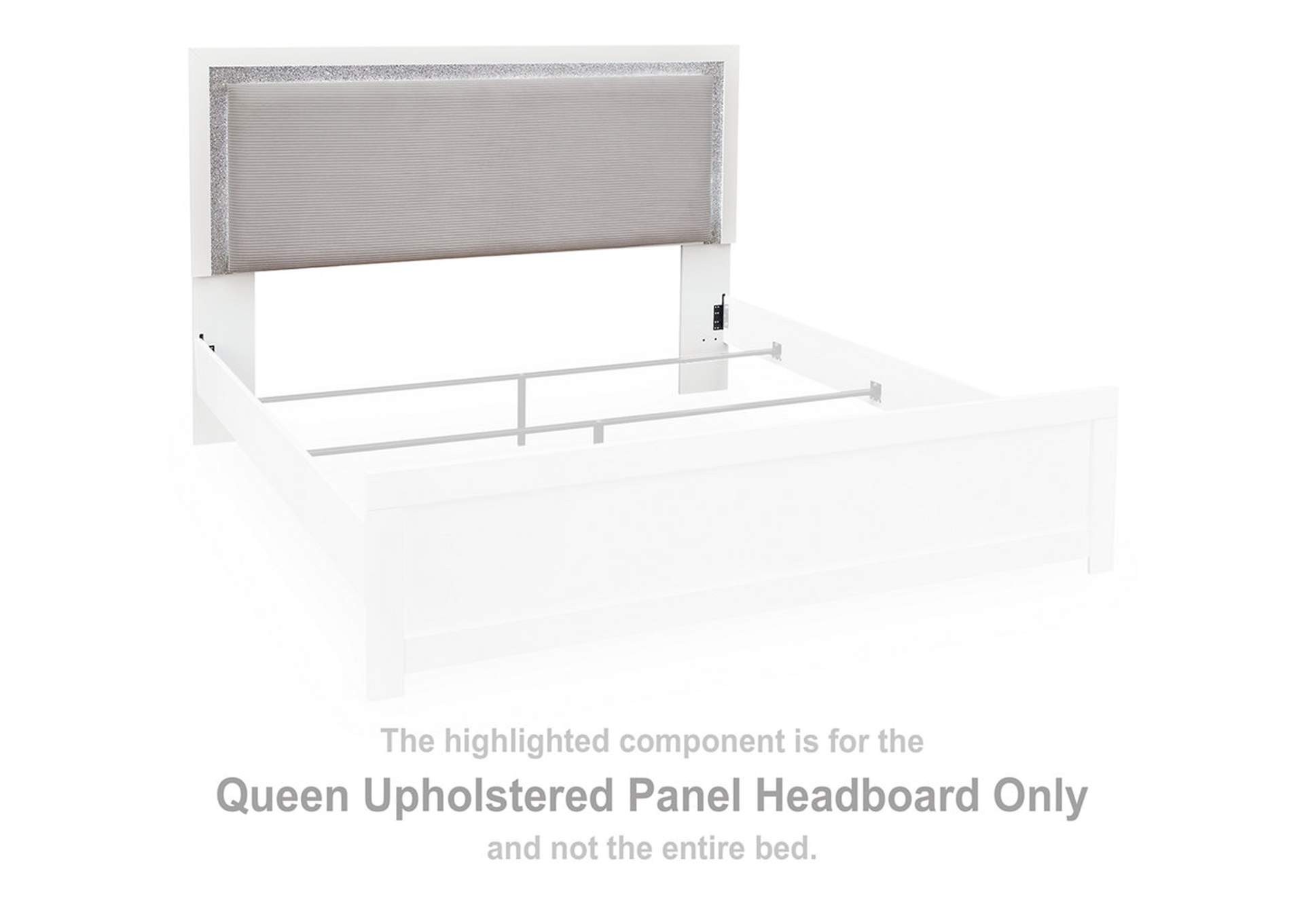 Maeling Queen Upholstered Panel Headboard image 1
