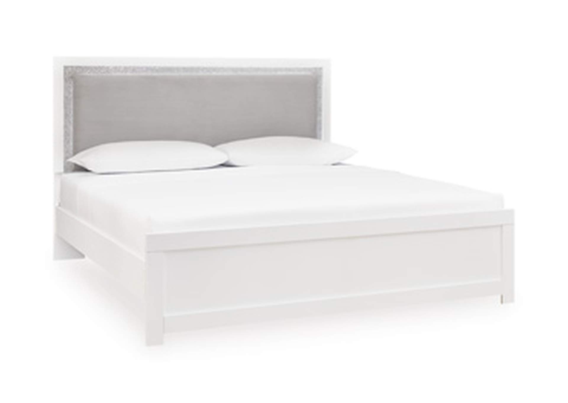 Maeling Queen Upholstered Panel Headboard image 3