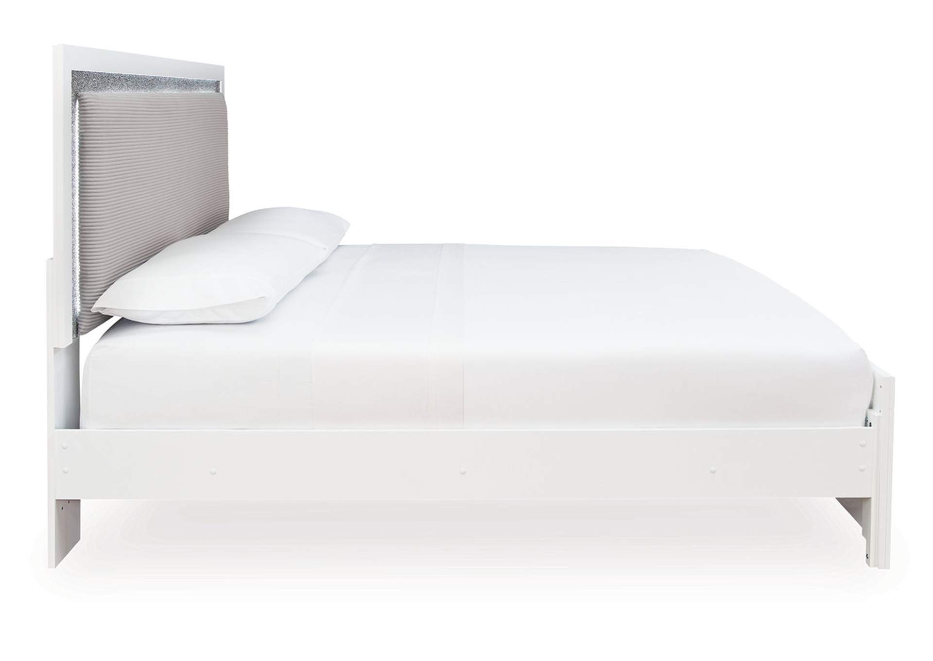 Maeling King Upholstered Panel Bed image 5