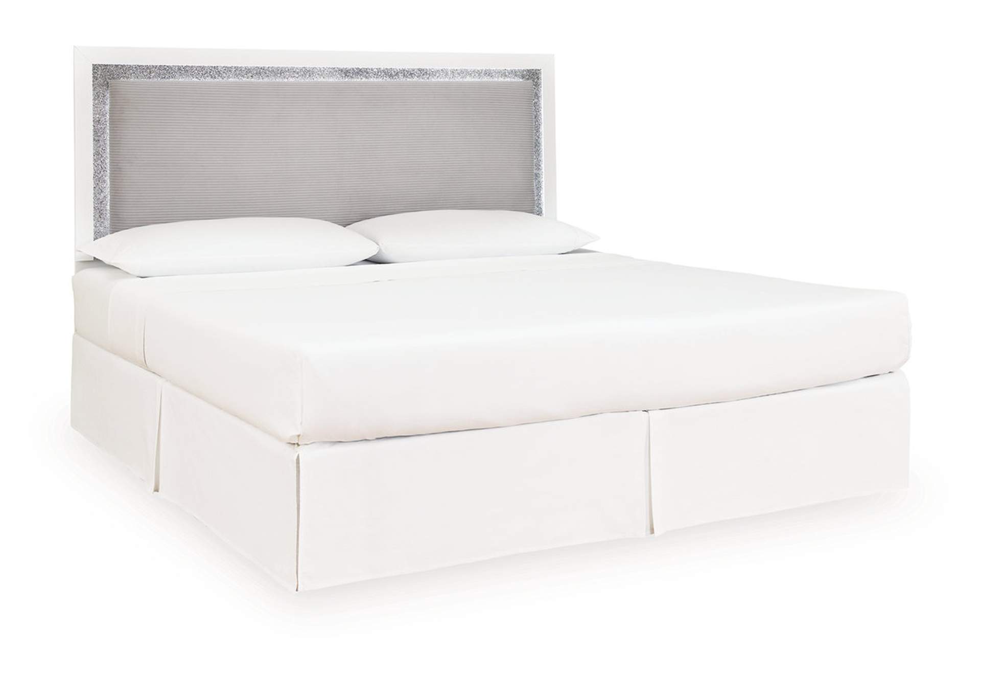 Maeling King Upholstered Panel Headboard image 4