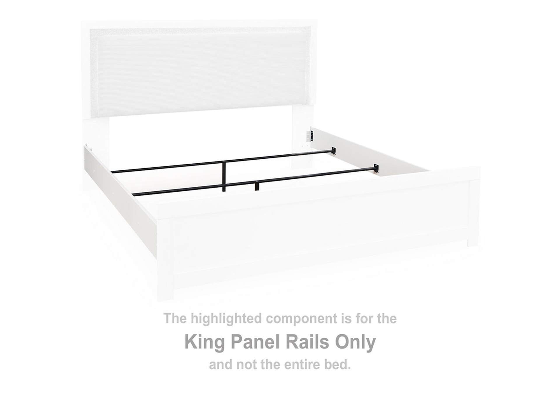 Maeling King Upholstered Panel Bed image 3