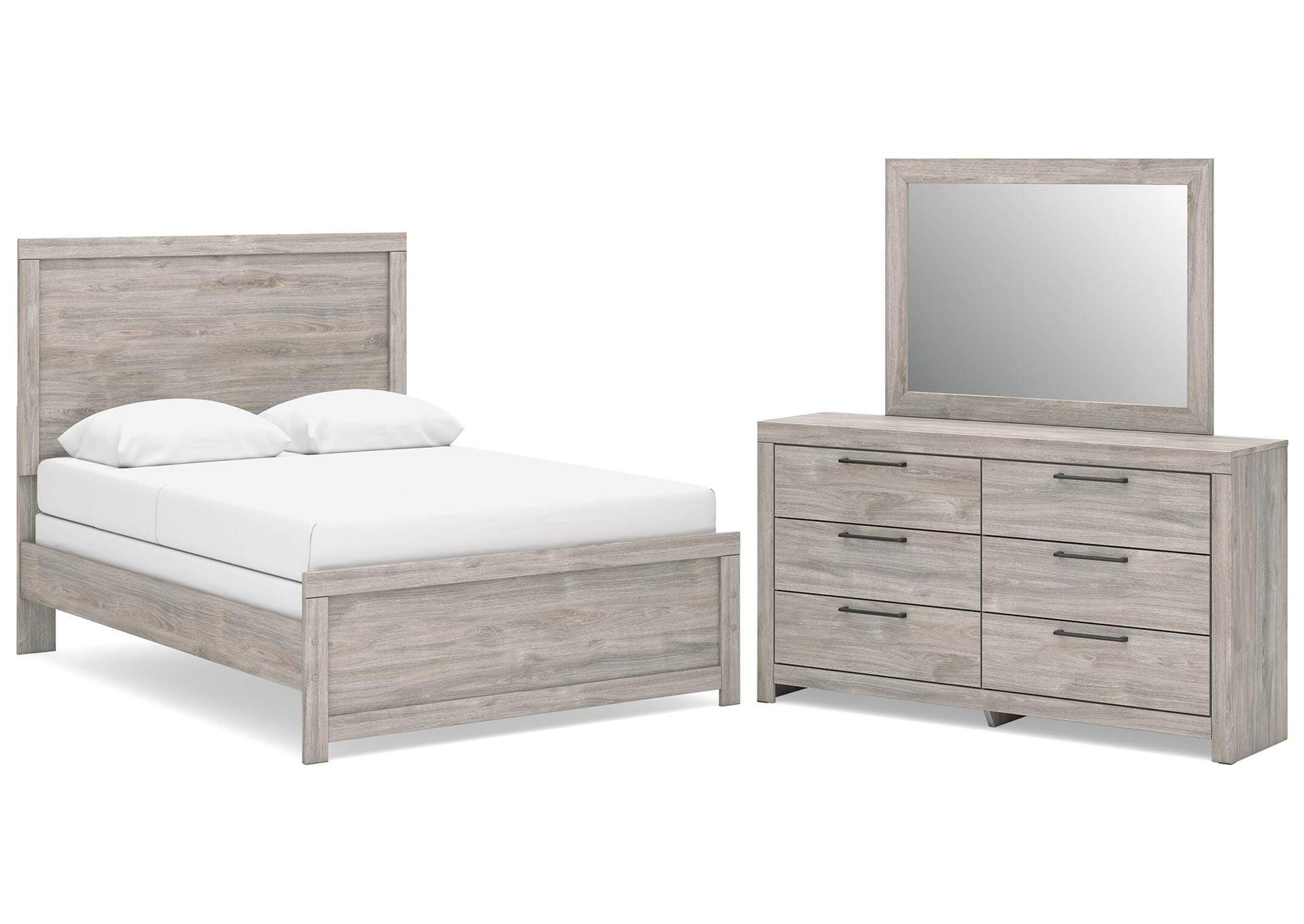 Broachmyn Full Panel Bed, Dresser and Mirror image 1