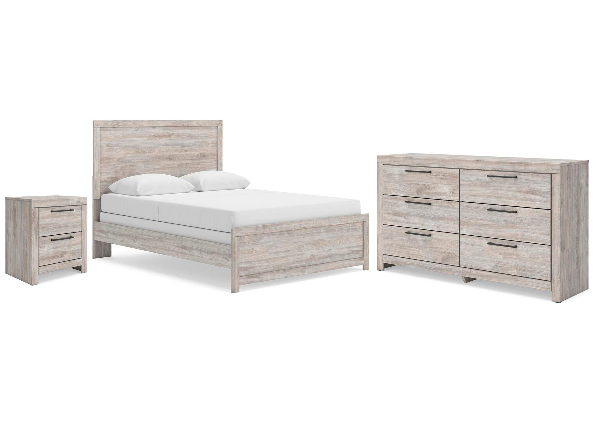 Broachmyn Queen Panel Bed, Dresser and Nightstand image 1