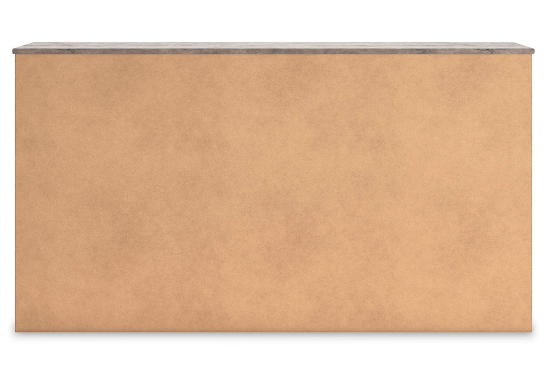 Bayzor Full Sleigh Bed with Dresser