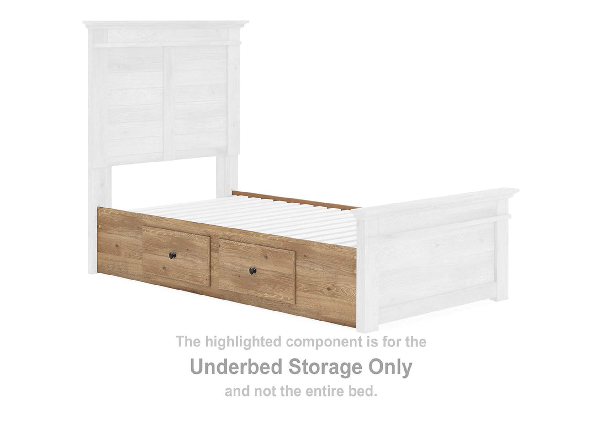 Makidern Twin Panel Storage Bed image 3