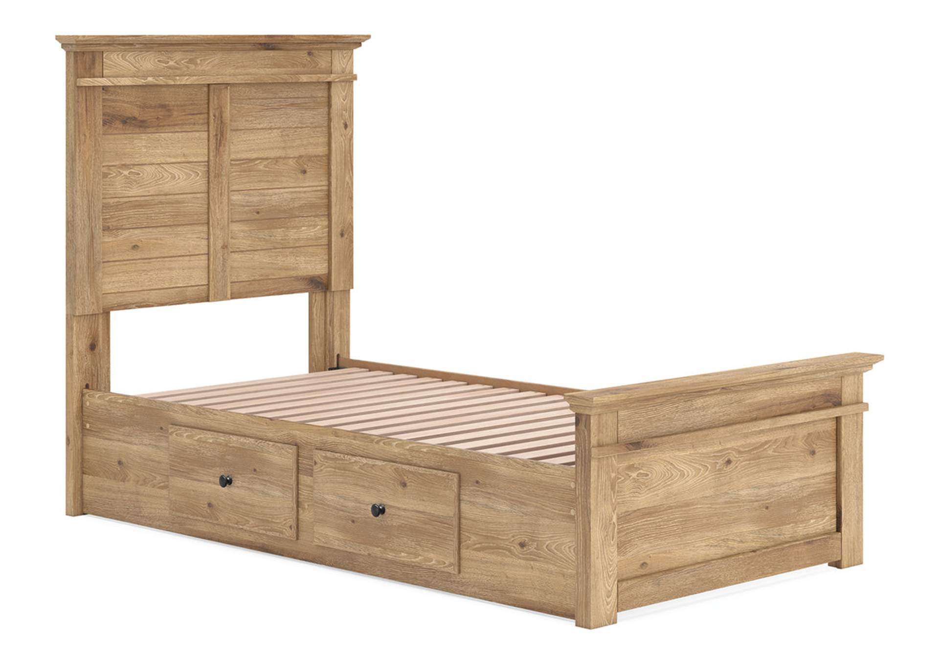 Makidern Twin Panel Storage Bed image 3