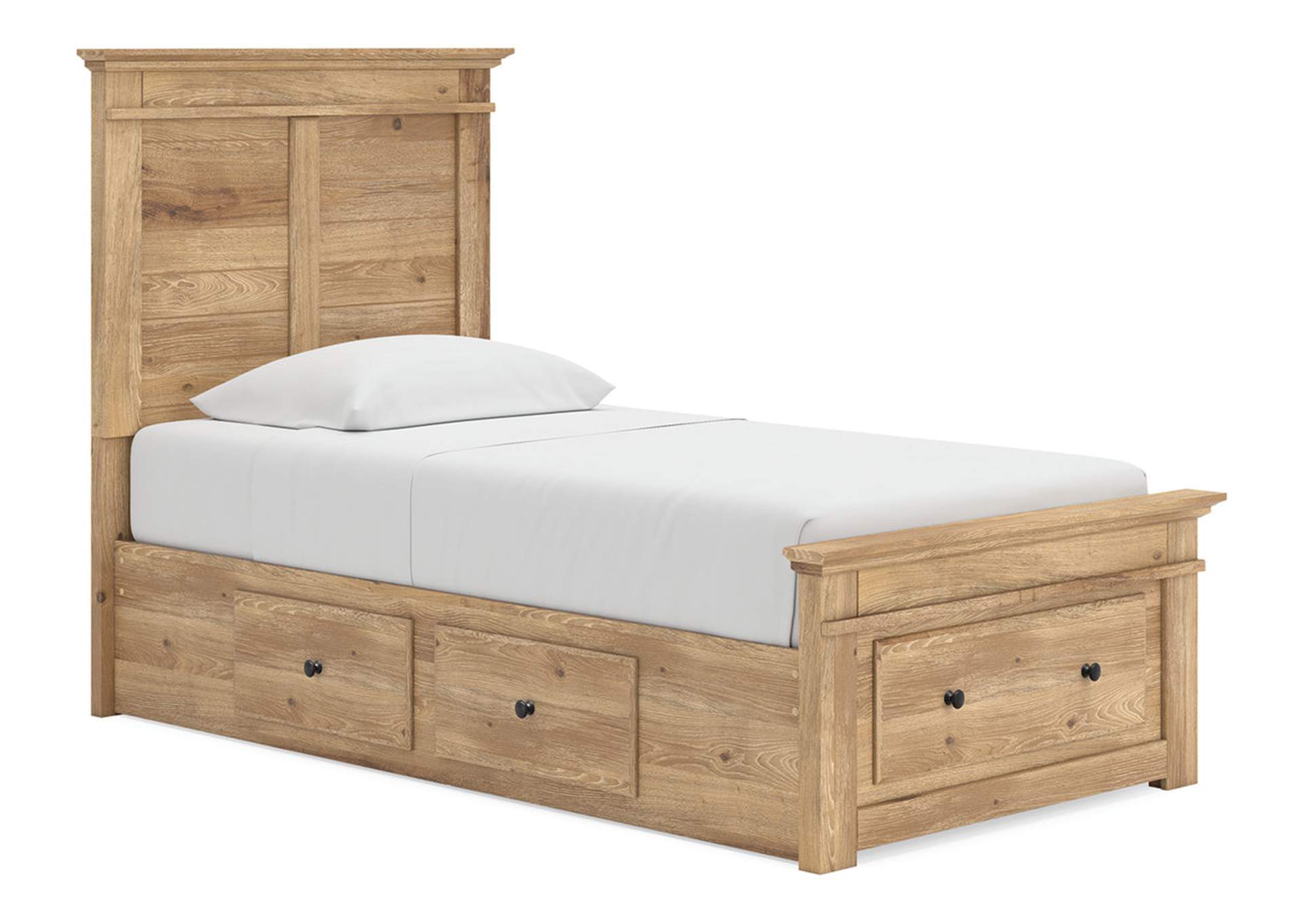 Makidern Twin Panel Storage Bed image 1