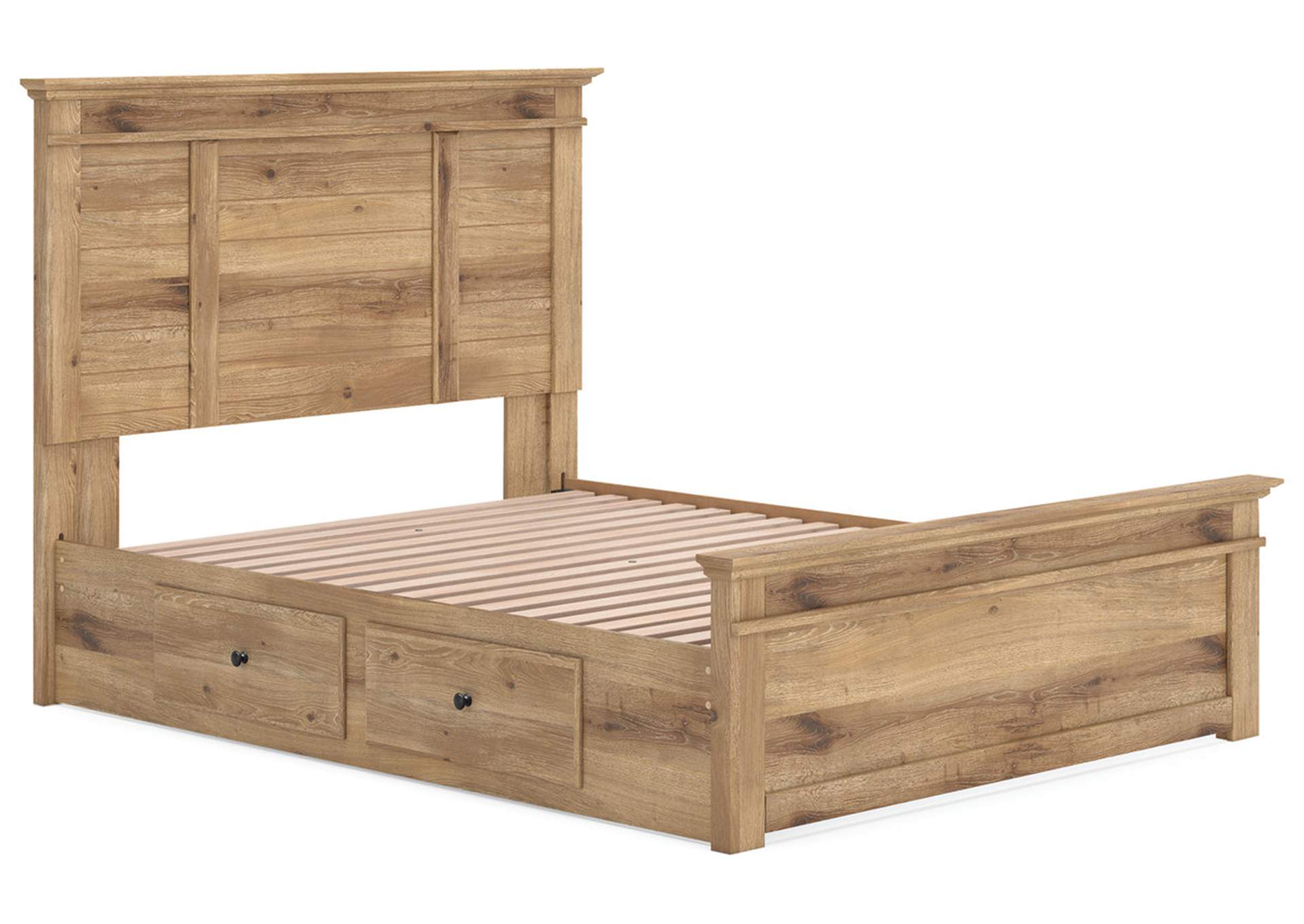 Makidern Queen Panel Storage Bed image 3