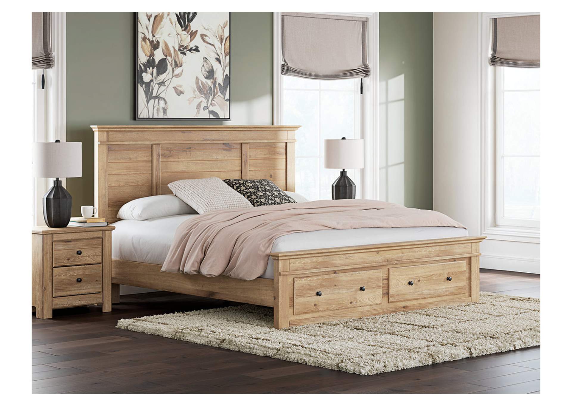 Makidern King Panel Storage Bed image 2