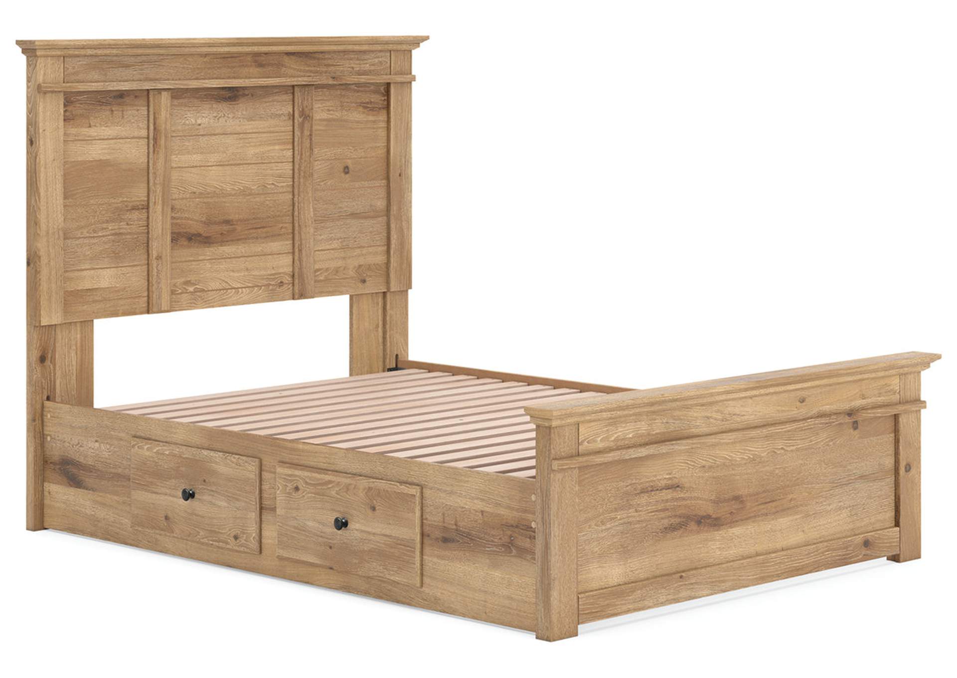 Makidern Full Panel Storage Bed image 3