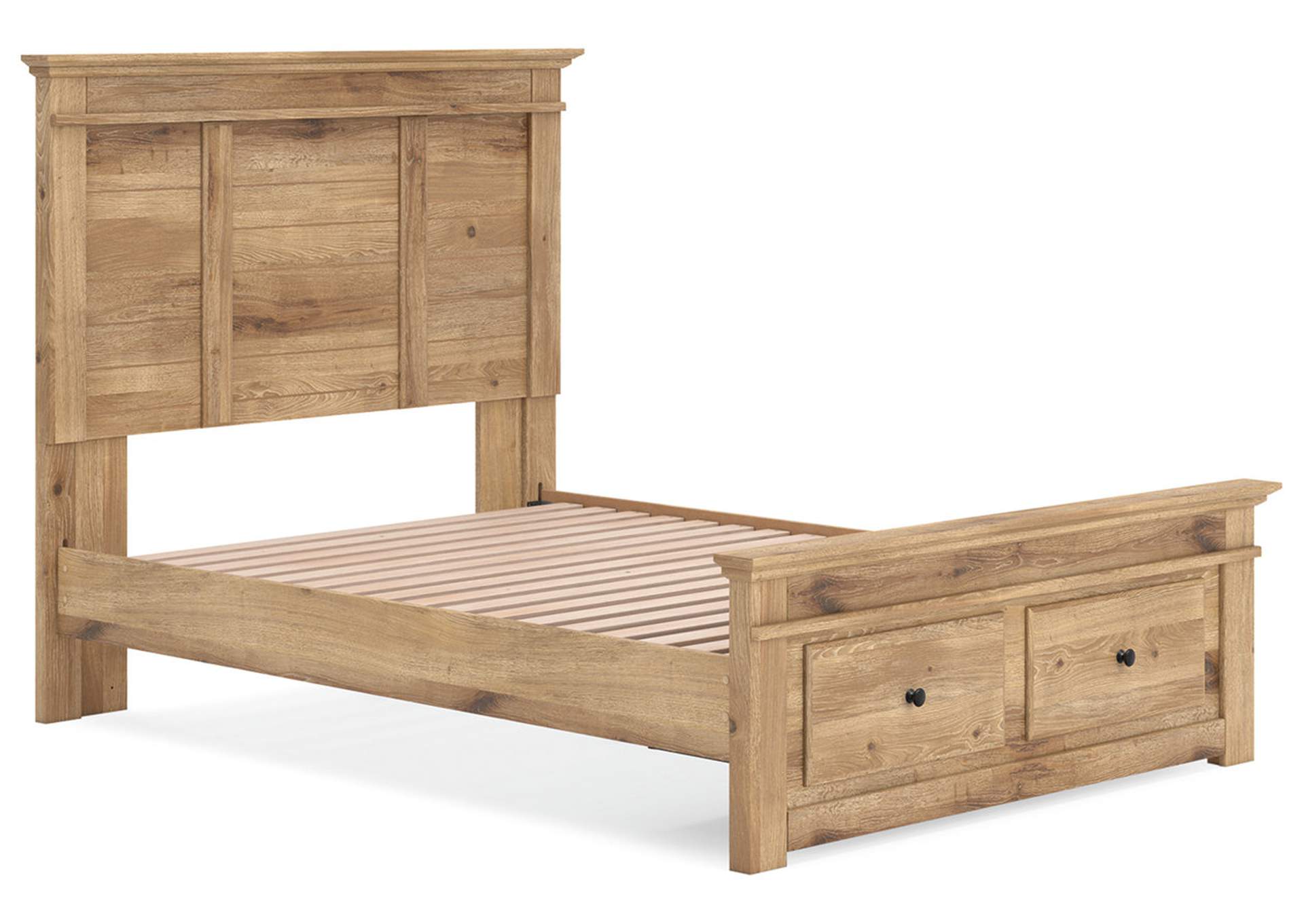 Makidern Full Panel Storage Bed image 3