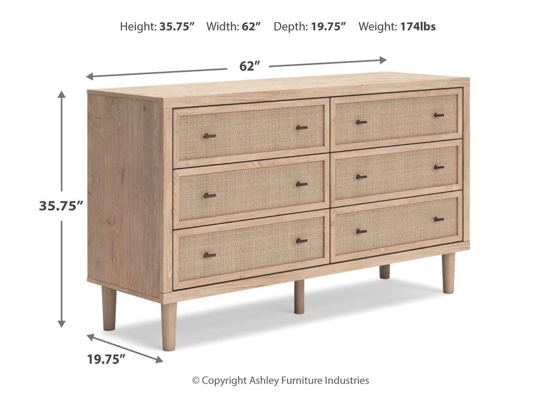 Cielden King Panel Headboard and Dresser image 17