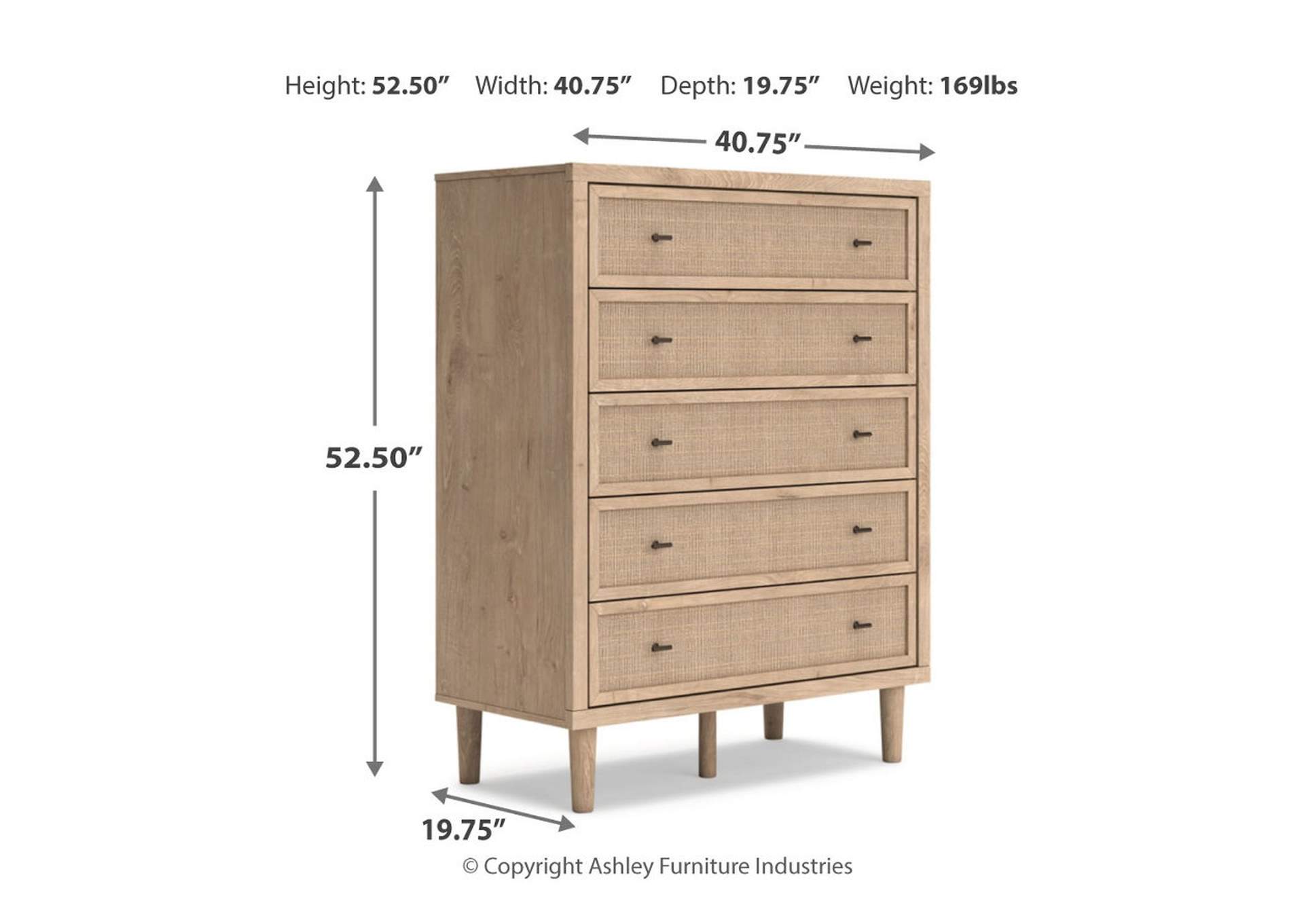 Cielden King Upholstered Bed with Roll Slats, Dresser, Mirror, Chest and Nightstand image 36