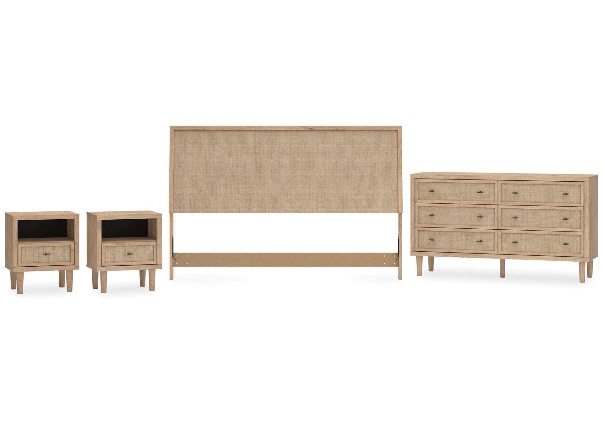 Cielden King Panel Headboard, Dresser and 2 Nightstands image 1