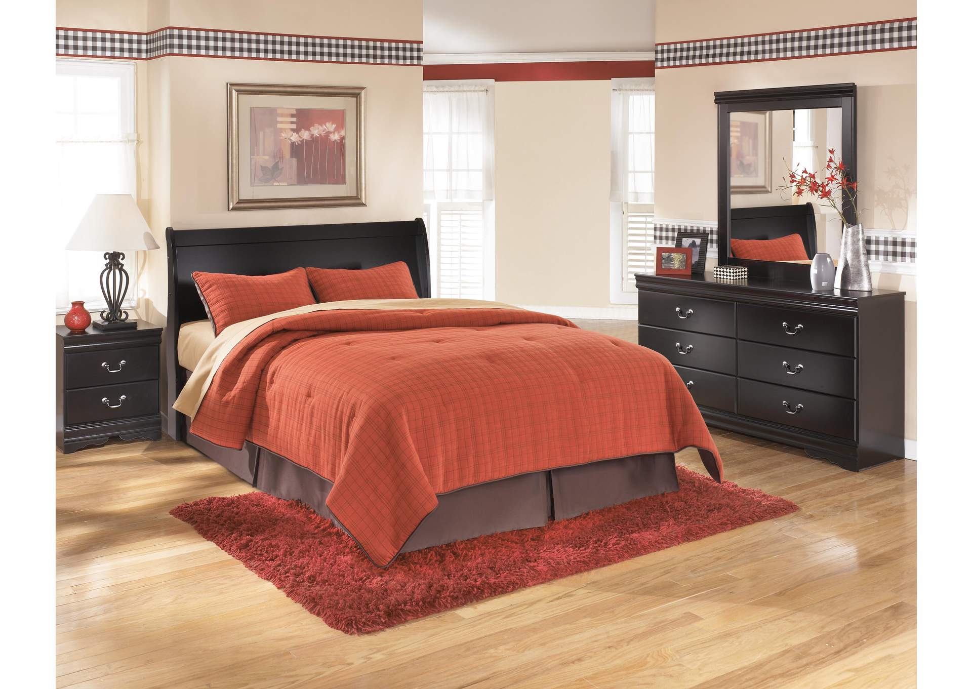 Huey Vineyard Queen Sleigh Headboard image 2