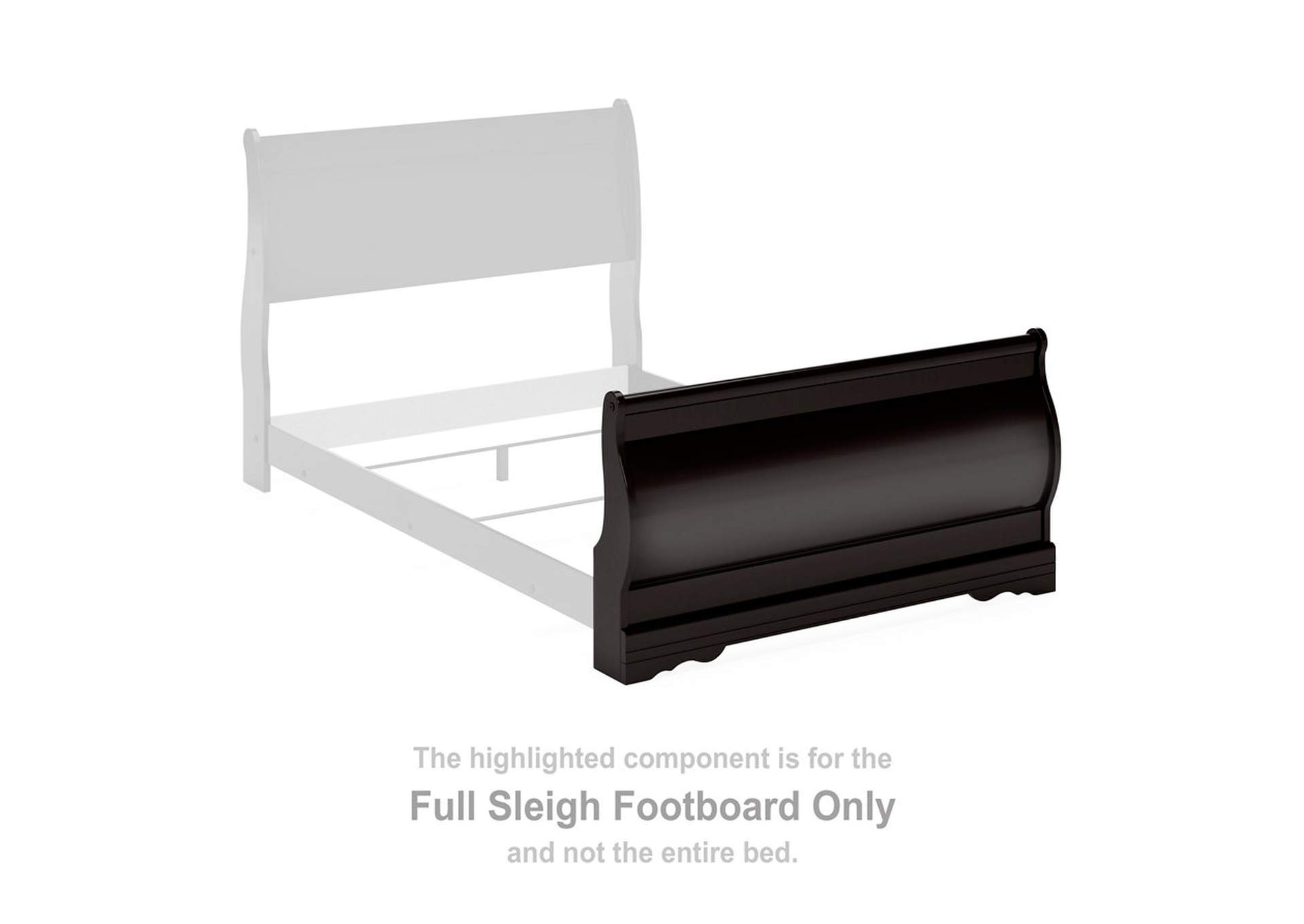 Huey Vineyard Full Sleigh Bed image 9