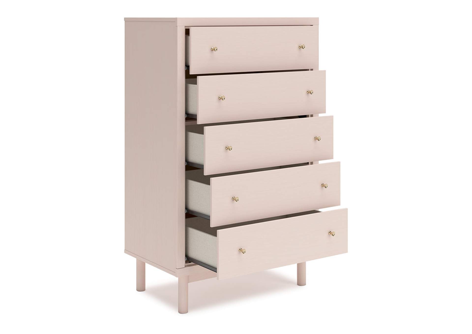 Wistenpine Twin Upholstered Panel Bed with Mirrored Dresser, Chest and Nightstand