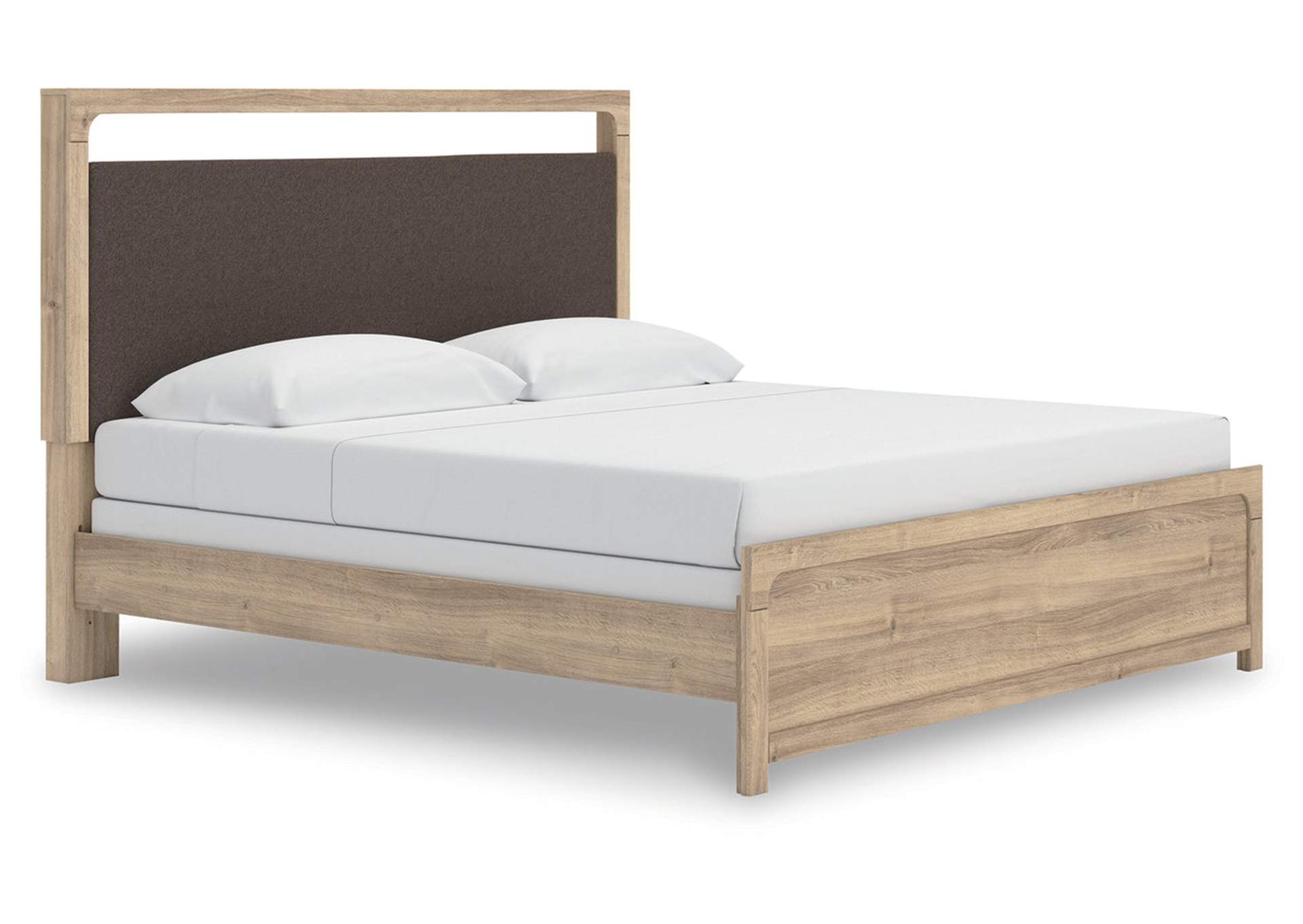 Kinlanni King Upholstered Panel Bed image 1