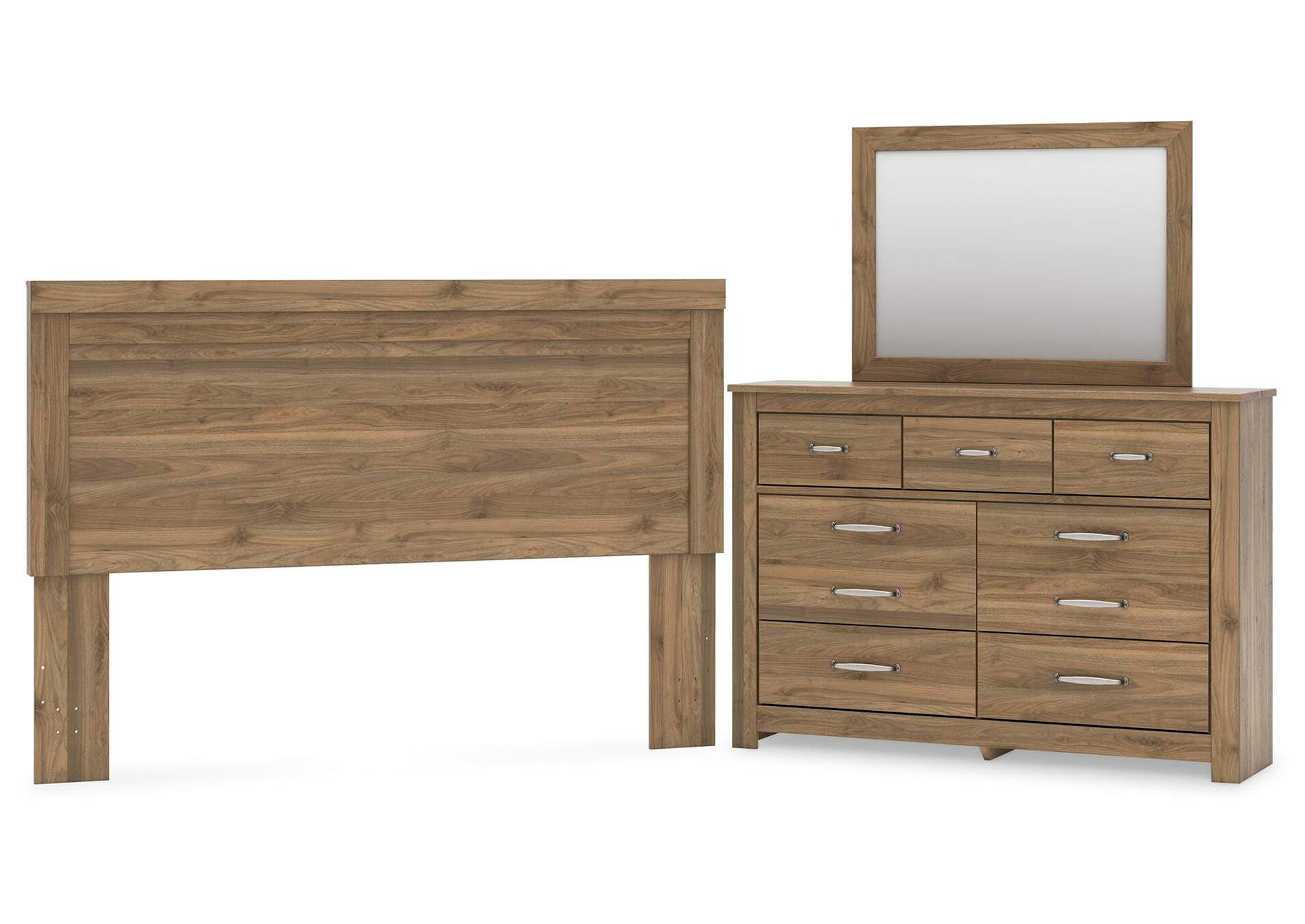 Zanbrook King Panel Headboard, Dresser and Mirror image 1