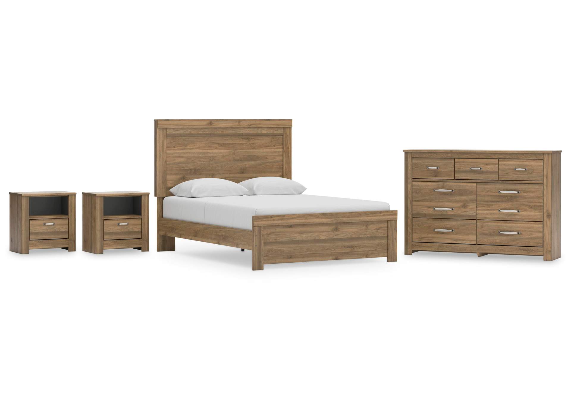 Zanbrook Queen Panel Bed, Dresser and 2 Nightstands image 1