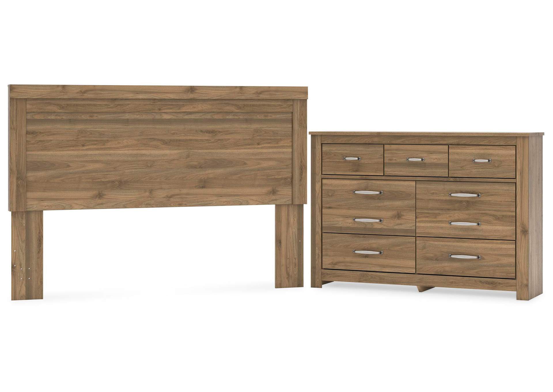 Zanbrook King Panel Headboard and Dresser image 1