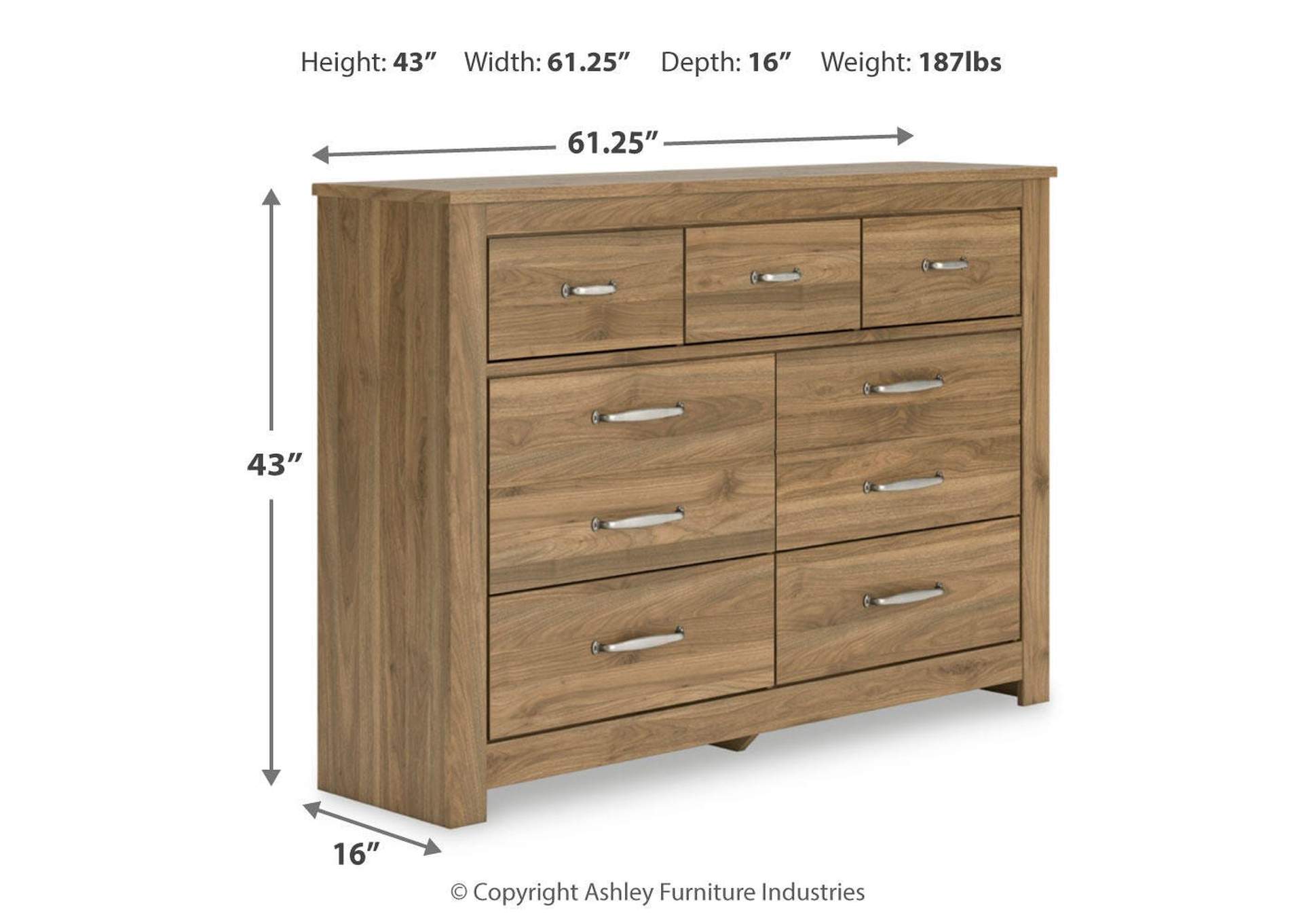 Zanbrook King Panel Headboard and Dresser image 18