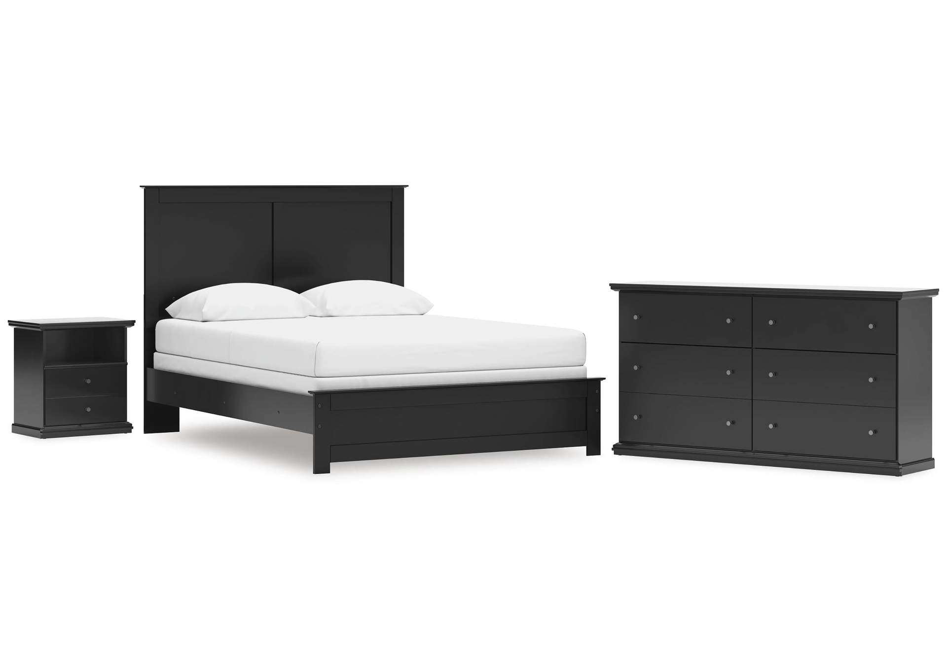 Maribel Queen Panel Bed and Dresser image 1