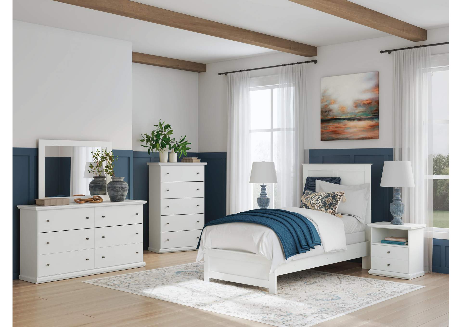 Bostwick Shoals Full Panel Bed, Dresser, Mirror, Chest and Nightstand image 14