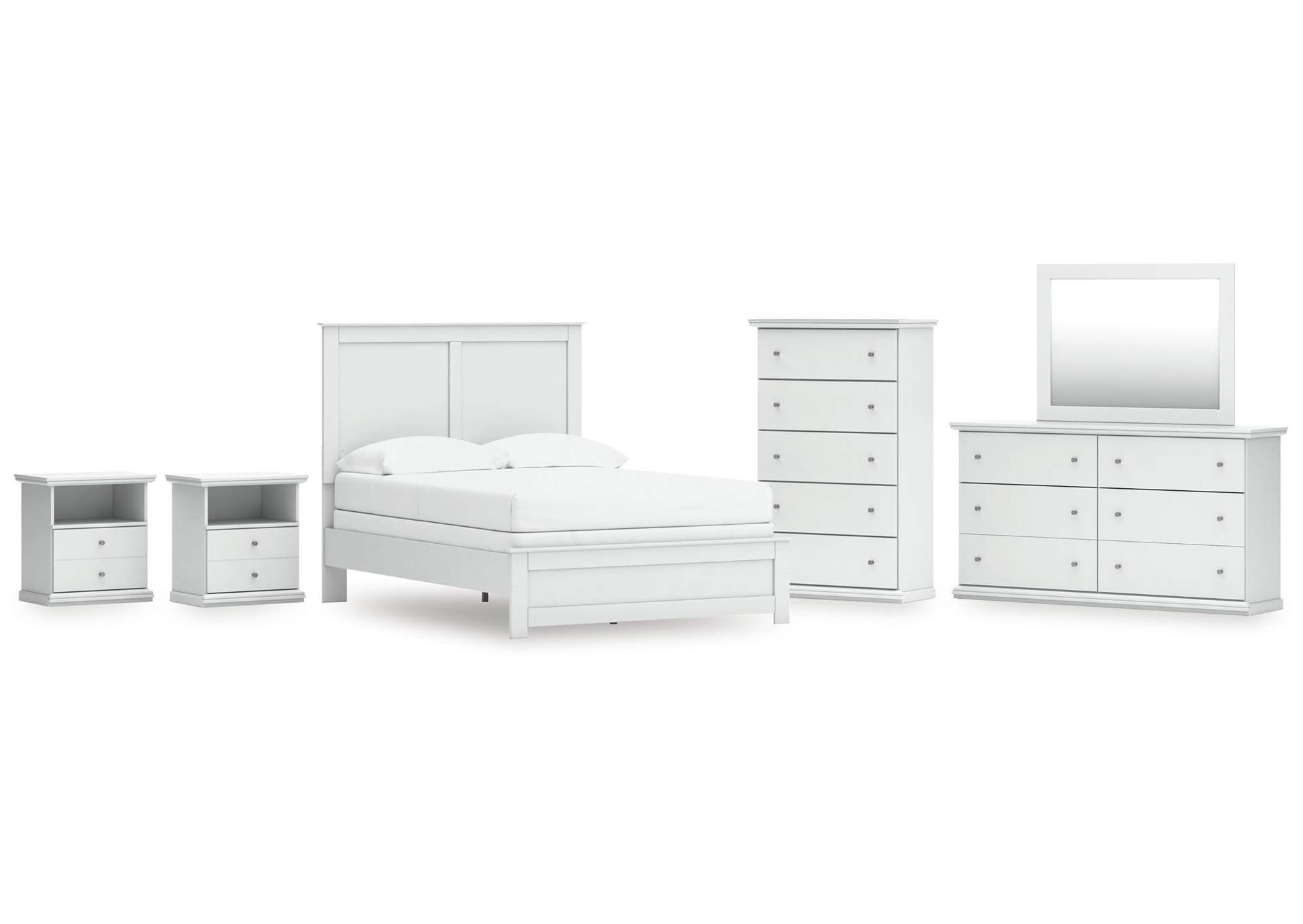 Bostwick Shoals Full Panel Bed, Dresser, Mirror, Chest and 2 Nightstands image 1