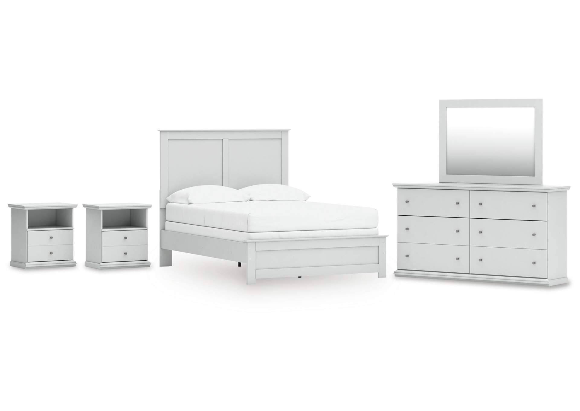 Bostwick Shoals Full Panel Bed, Dresser, Mirror and 2 Nightstands image 1