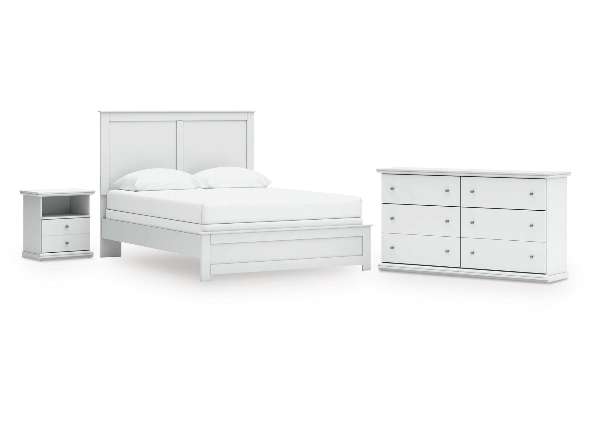Bostwick Shoals Queen Panel Bed, Dresser and Nightstand image 1