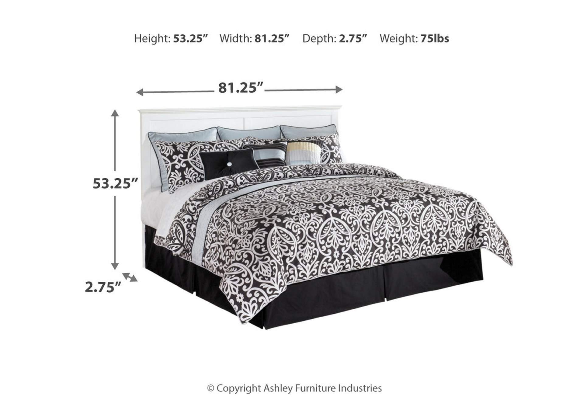 Bostwick Shoals King/California King Panel Headboard Bed with Dresser