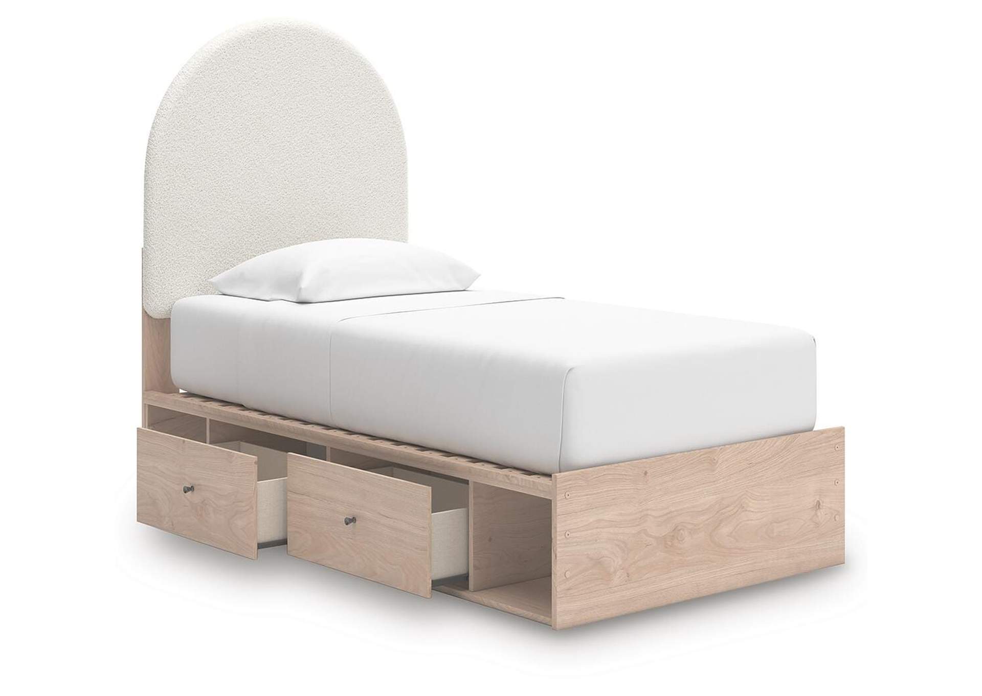 Arloster Twin Upholstered Panel Bed with Storage image 7