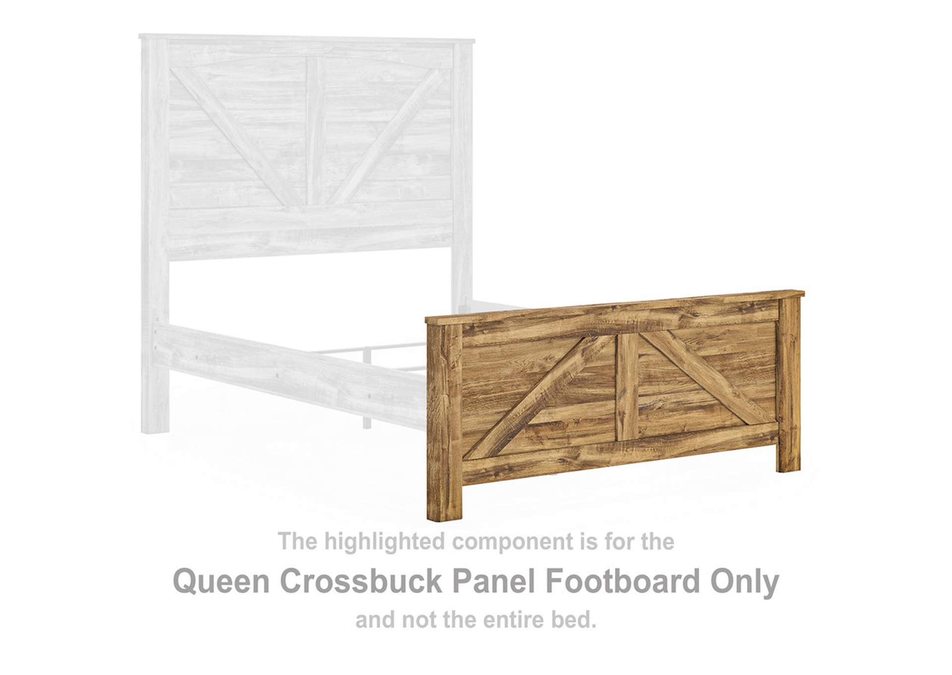 Maystonna Queen Crossbuck Panel Bed image 11