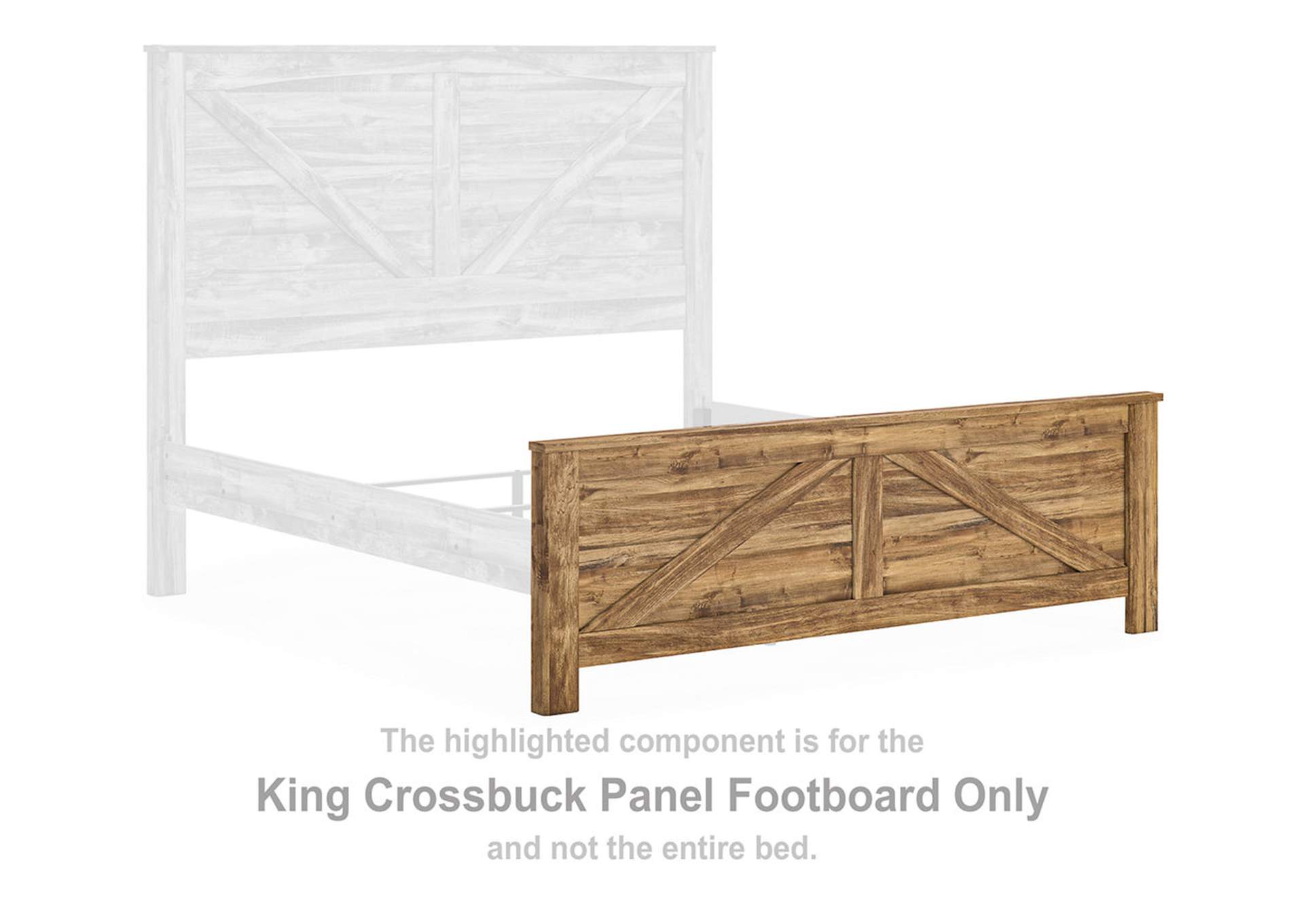 Maystonna King Crossbuck Panel Bed image 11