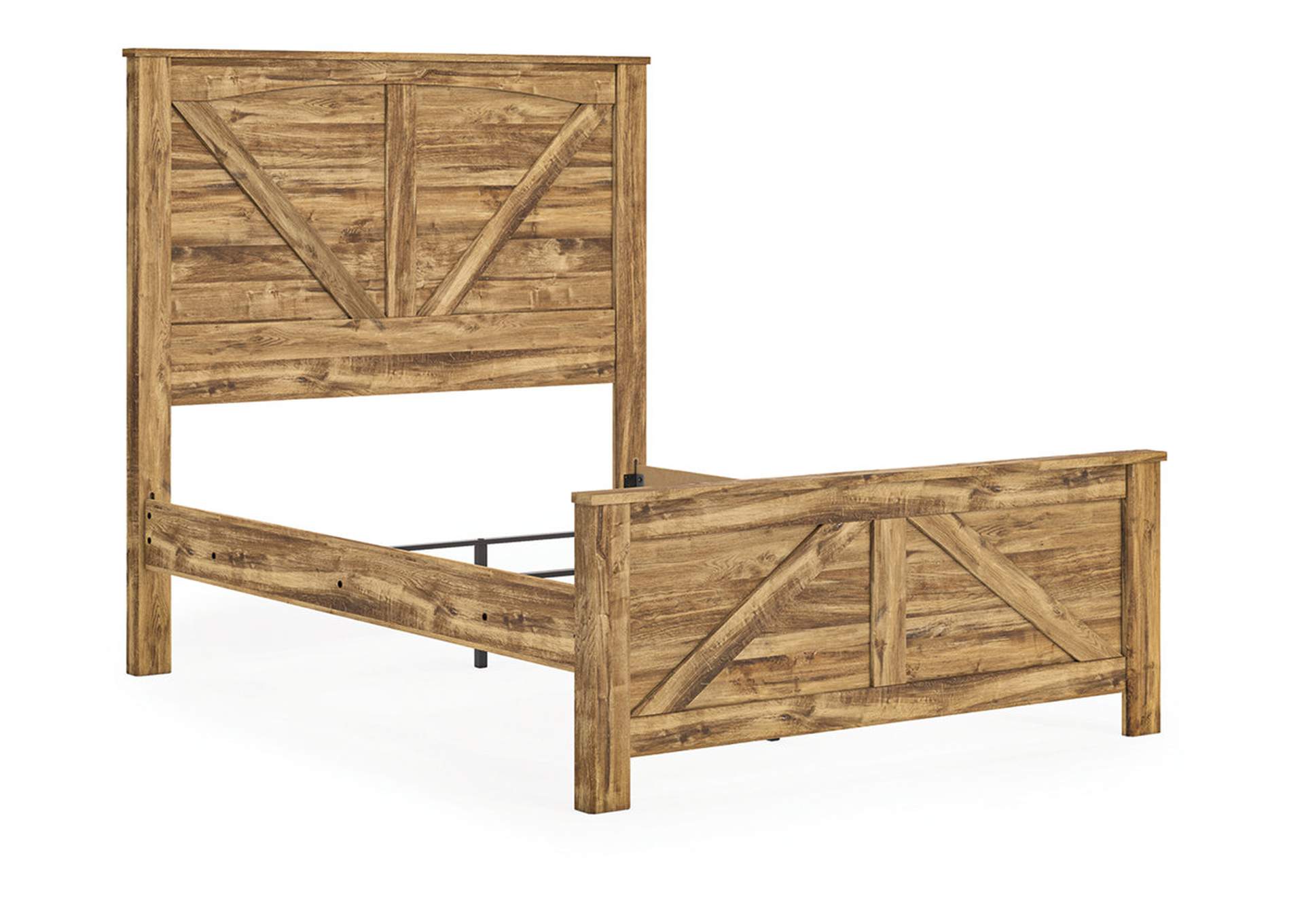 Maystonna Queen Crossbuck Panel Bed image 4