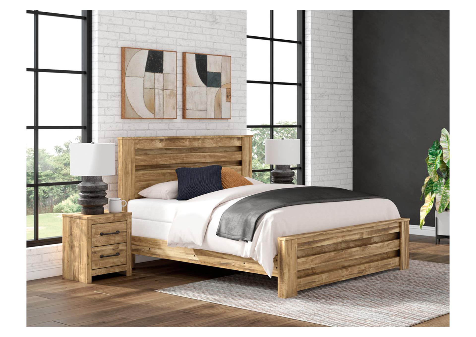 Maystonna King Panel Bed image 2