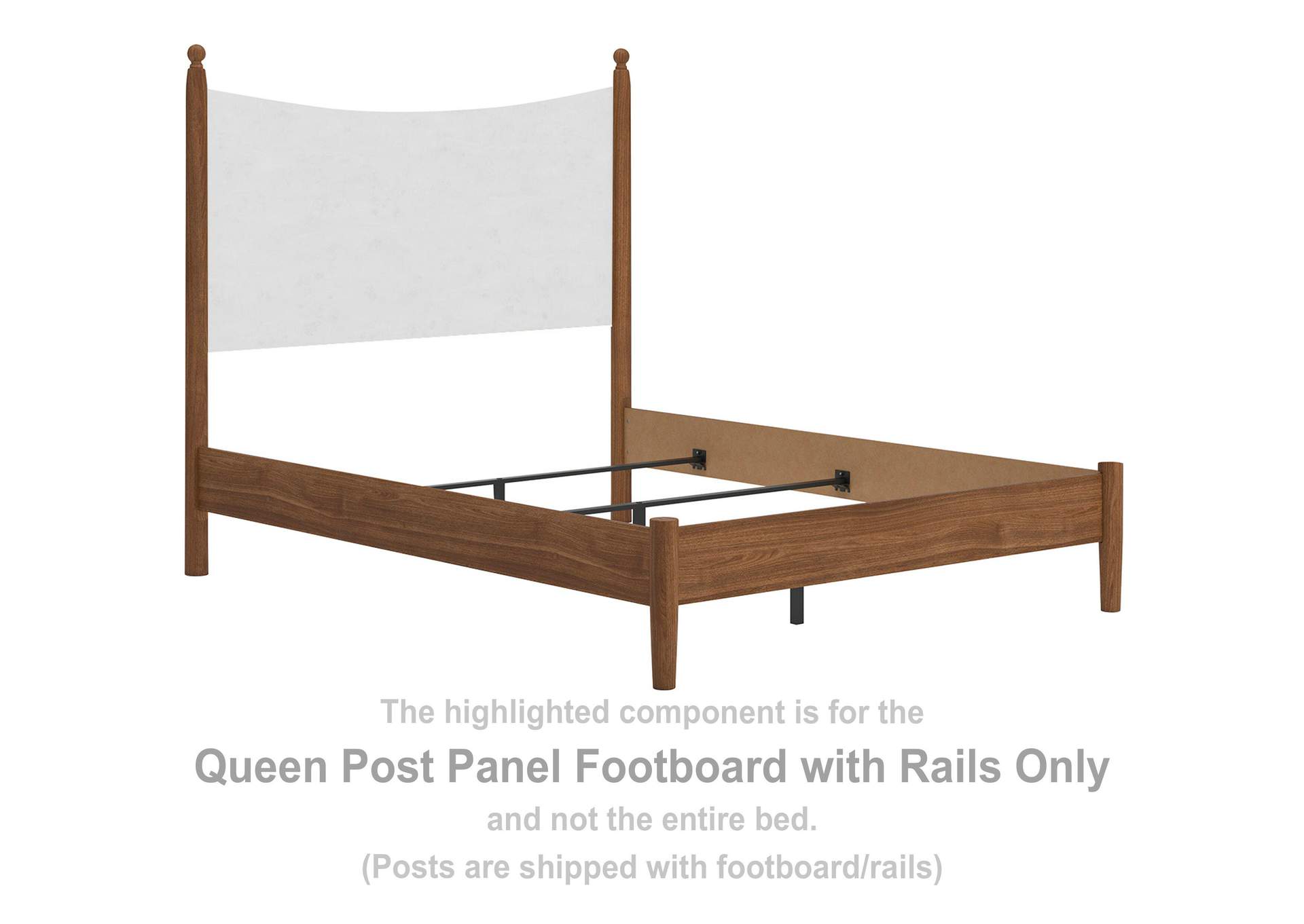 Linden Row Queen Post Panel Bed image 9
