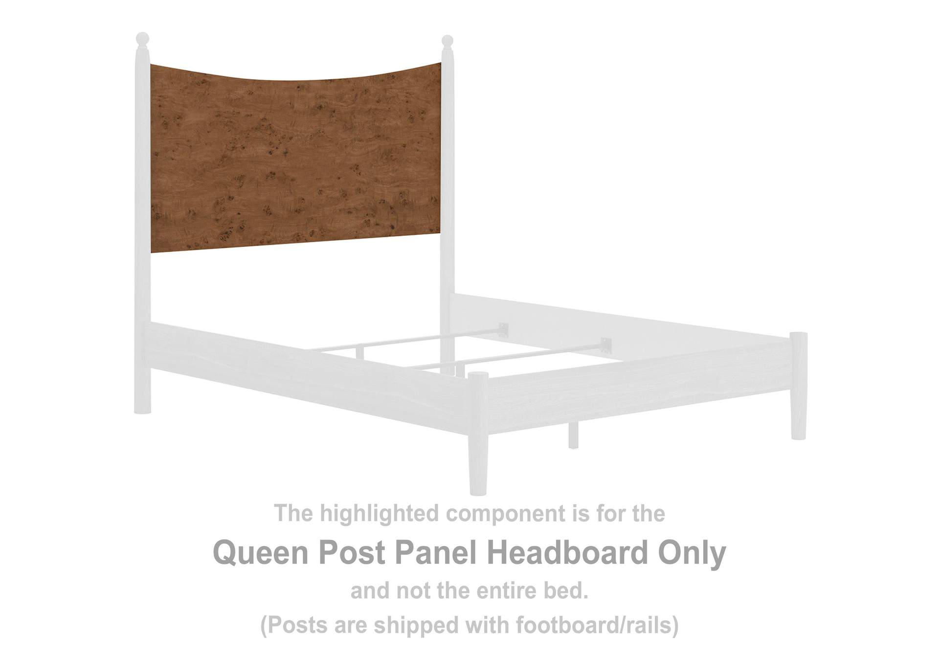 Linden Row Queen Post Panel Bed image 10