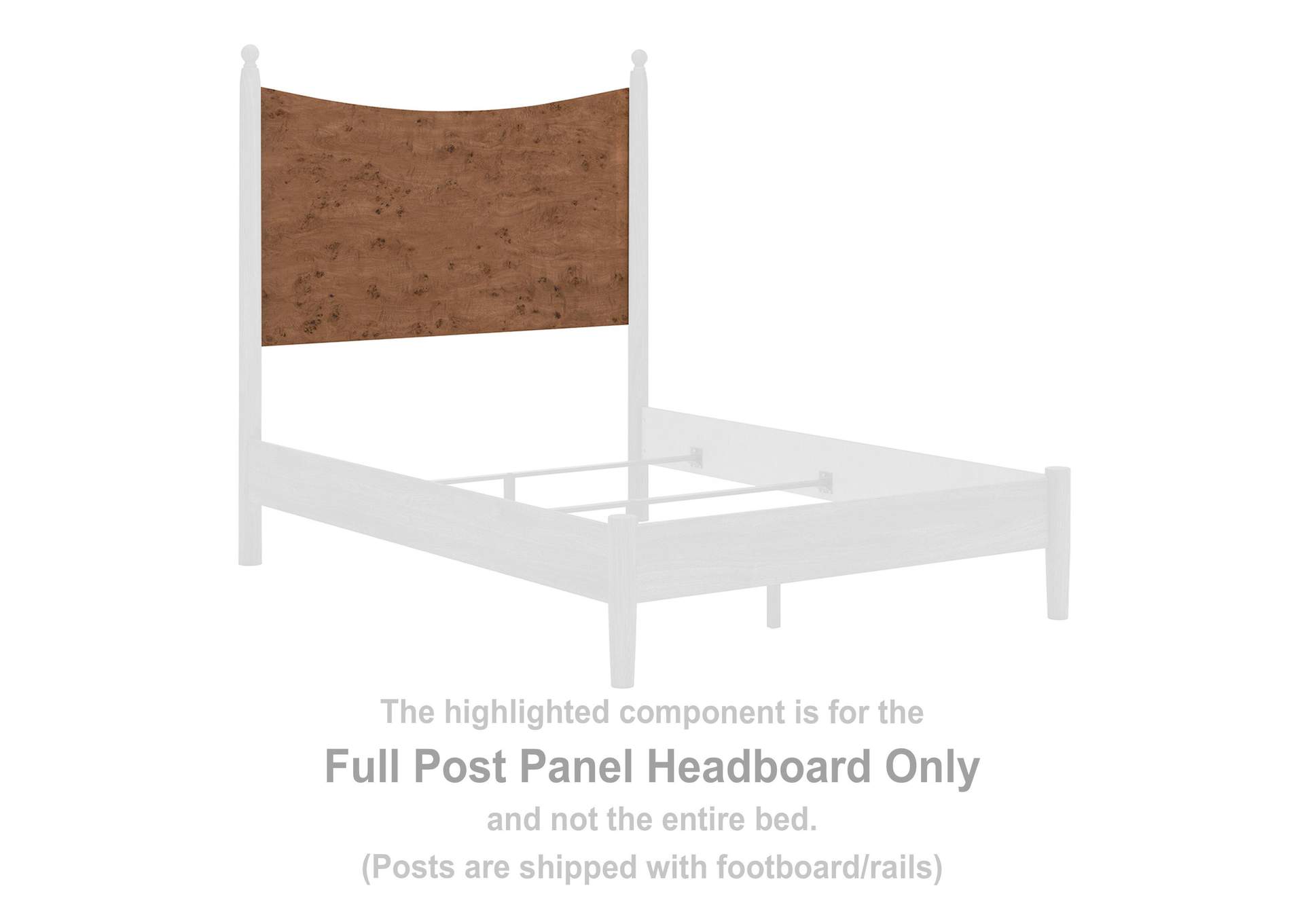 Linden Row Full Post Panel Bed image 10