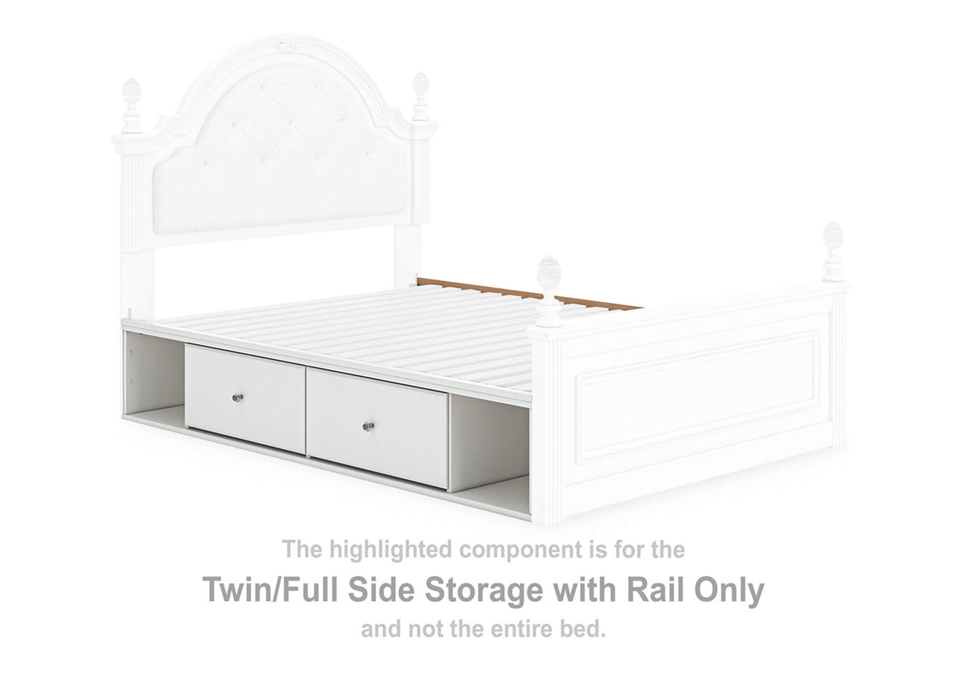 Kozlani Twin Upholstered Panel Storage Bed image 12