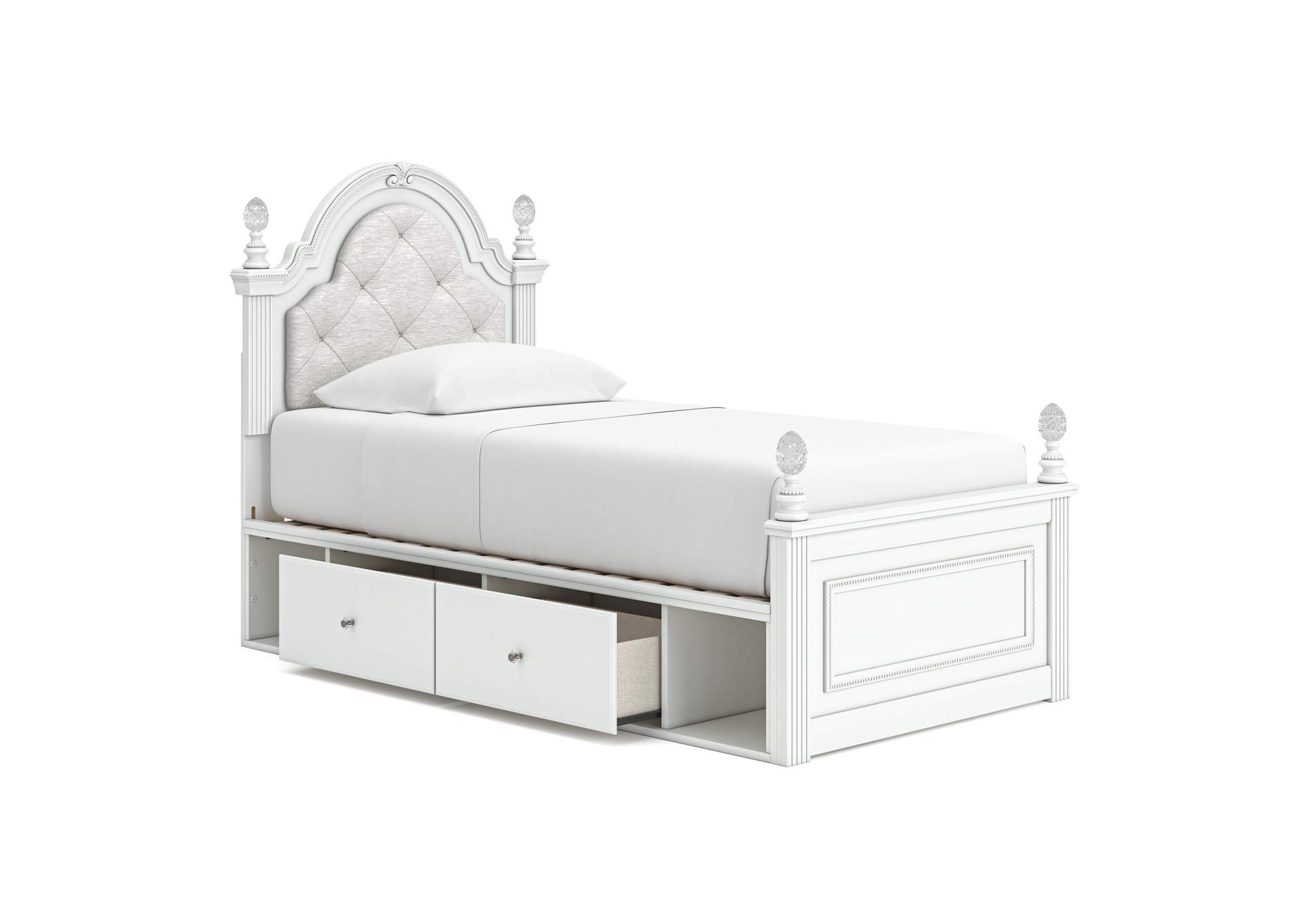 Kozlani Twin Upholstered Panel Bed with Storage image 5